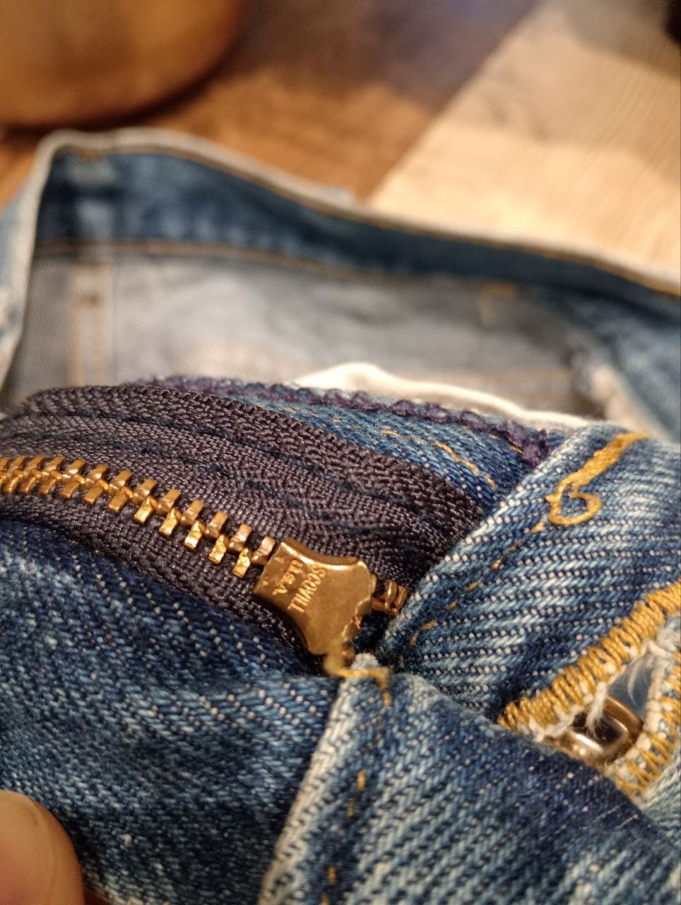 Lee RARE LEE RIDERS VINTAGE DENIM JEANS - SIZE 33x34 Size US 33 - 8 Thumbnail