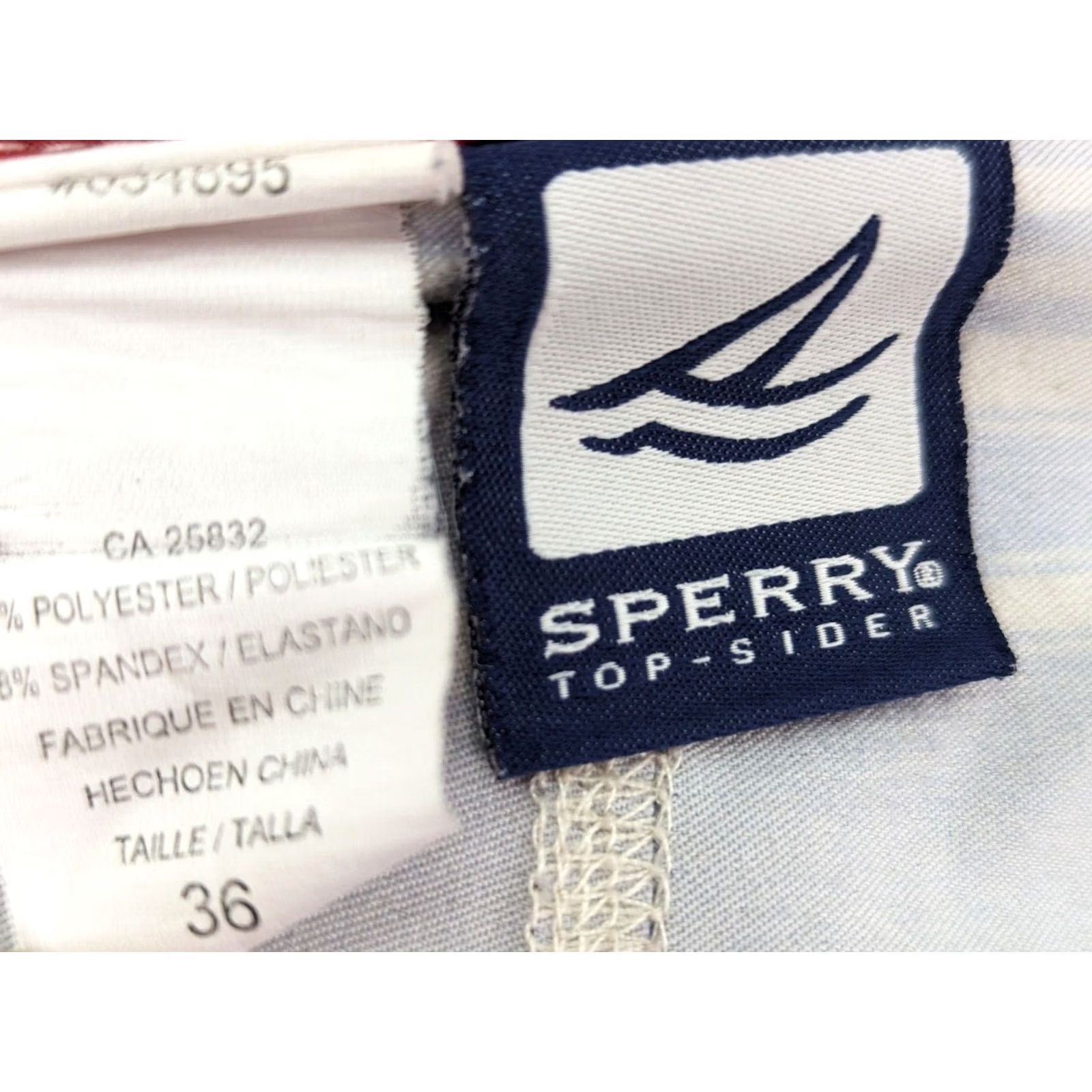 Sperry Sperry Top-Sider Board Shorts Swim Trunks Men 36 Blue Striped Stretch Nautical Beach Outdoor Preppy Size US 36 / EU 52 - 5 Thumbnail