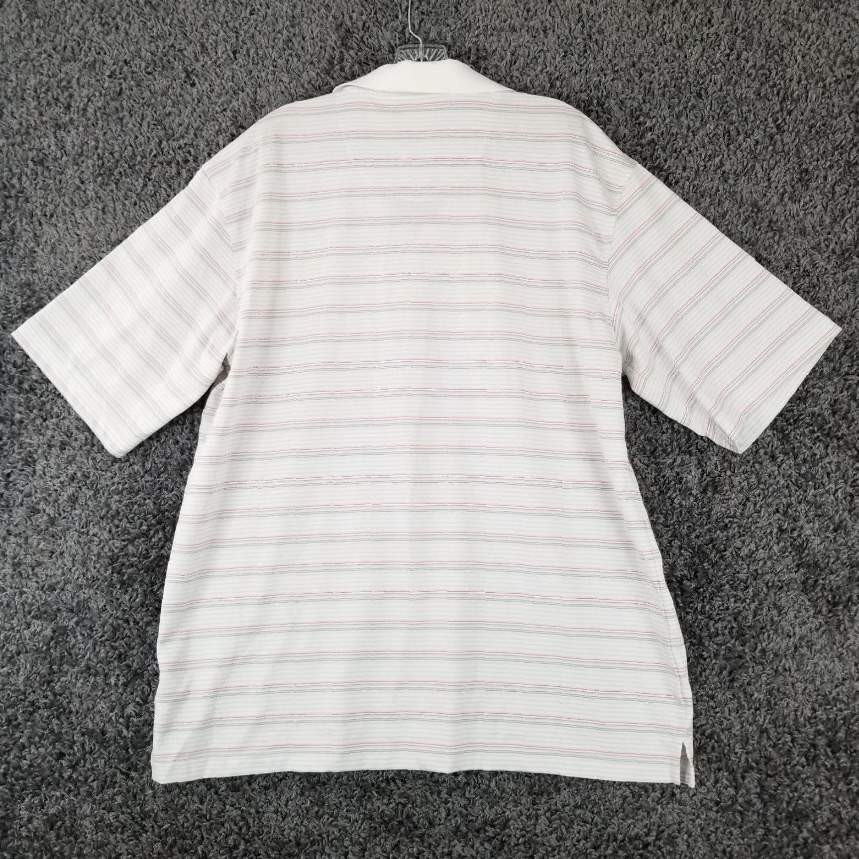 Vintage Kirkland Polo Shirt Mens XL White Striped Short Sleeve Size US XL / EU 56 / 4 - 4 Thumbnail