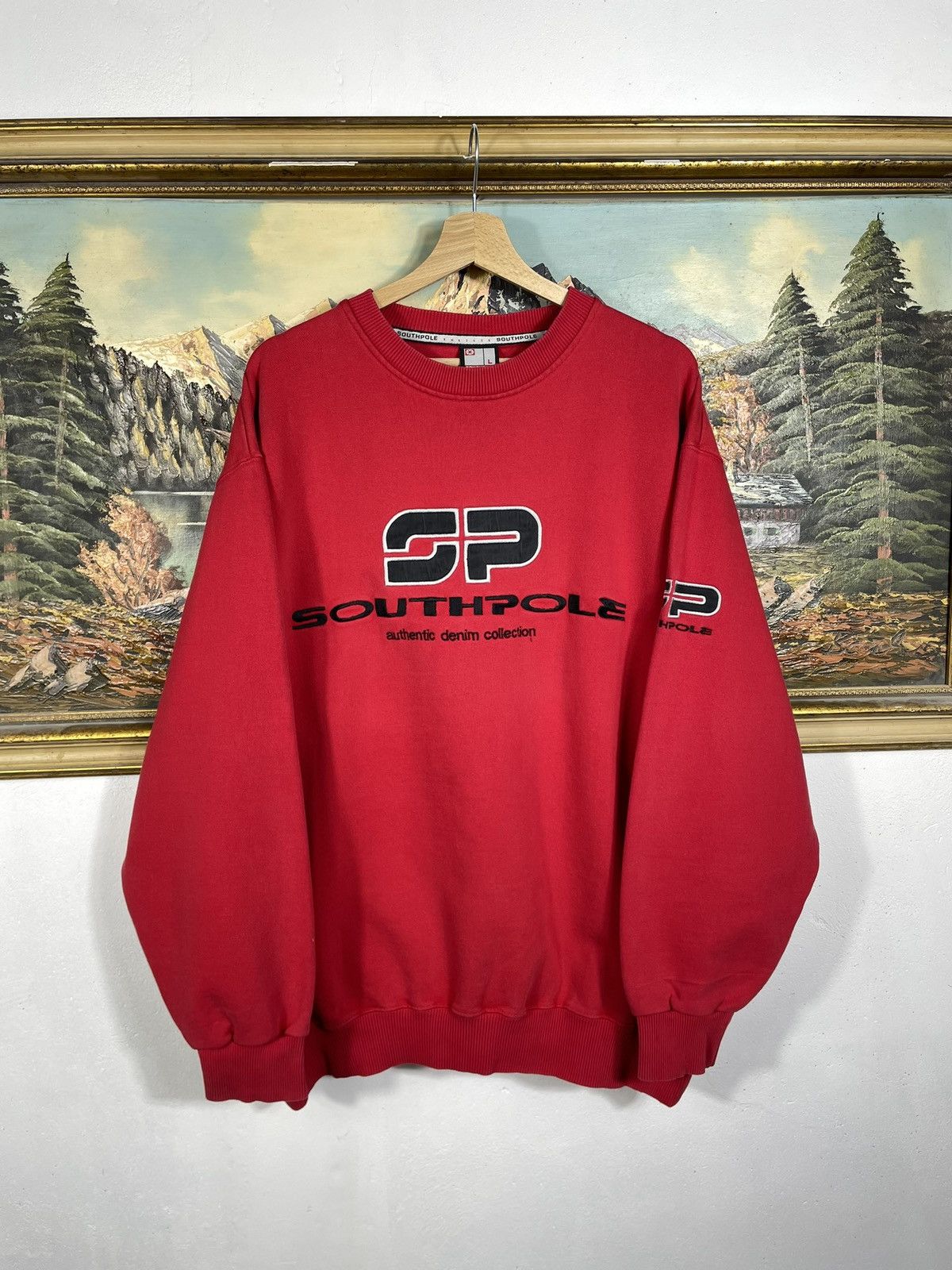 Southpole × Vintage Southpole Vintage Y2k Oversize Baggy Sweatshirt Crewneck Size US L / EU 52-54 / 3 - 1 Thumbnail