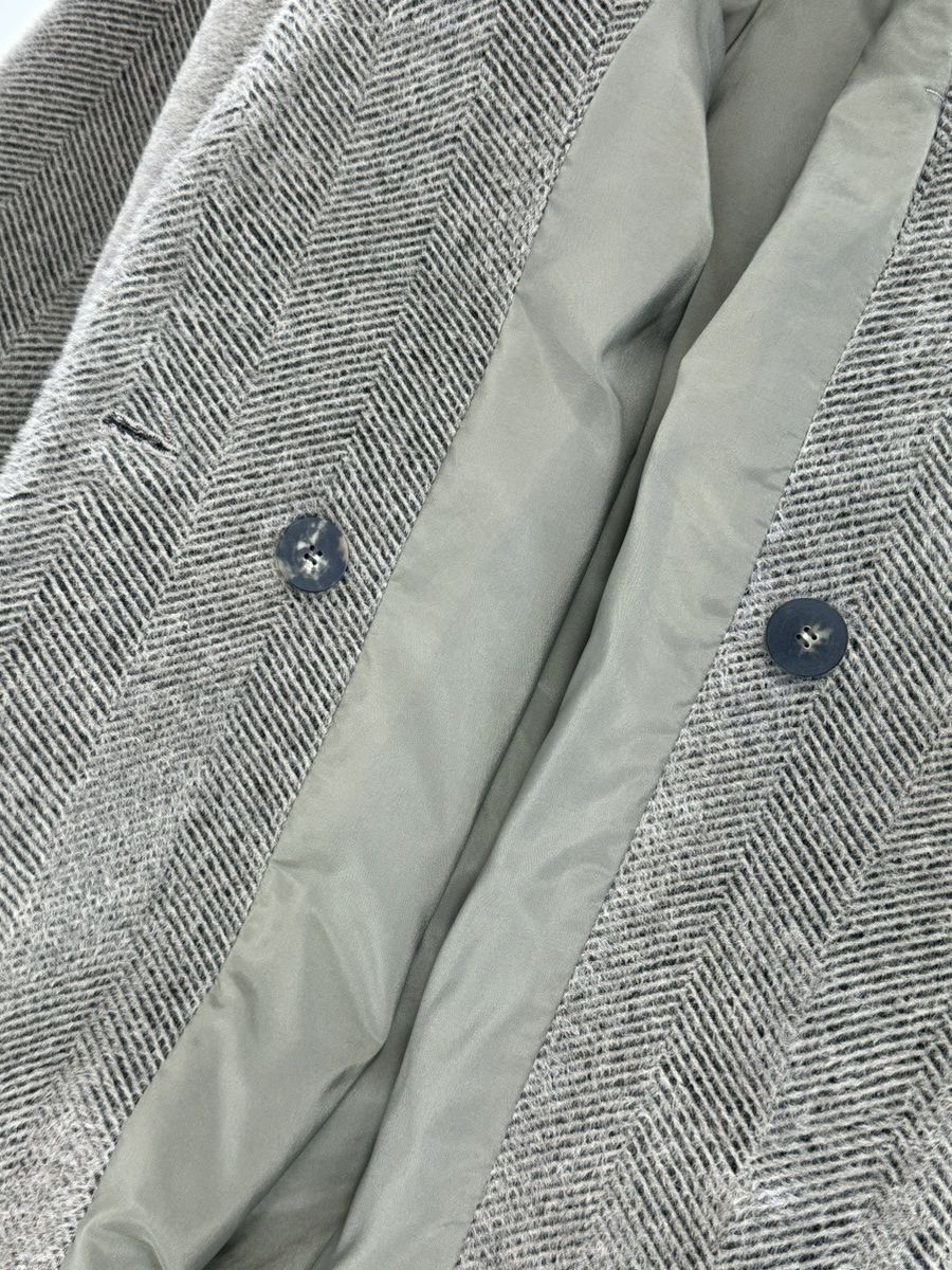 Fear of God OVERSIZED DOUBLE BREASTED HERRINGBONE LAMA WOOL BLEND COAT Size US XL / EU 56 / 4 - 12 Thumbnail