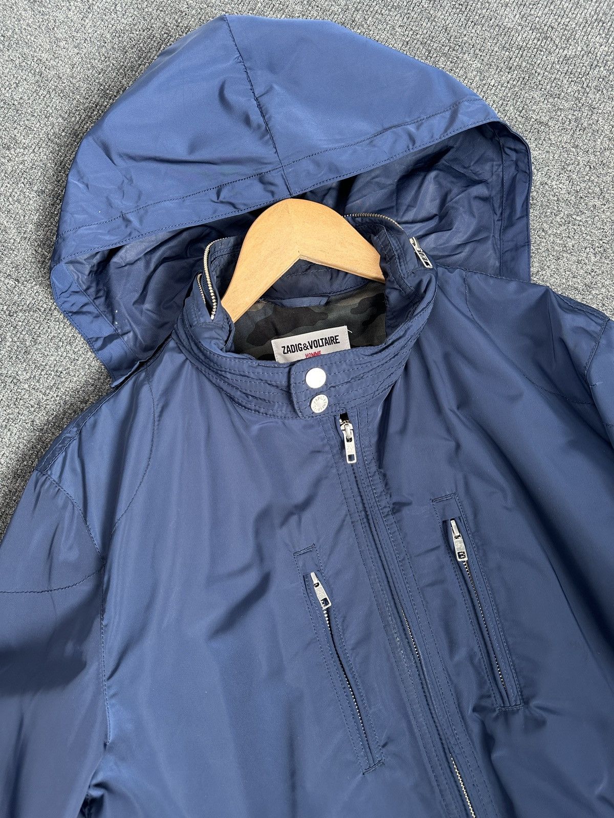 Zadig & Voltaire ZADIG & VOLTAIRE Homme Kobe Bomber Jacket Blue Men’s size L Size US L / EU 52-54 / 3 - 7 Thumbnail