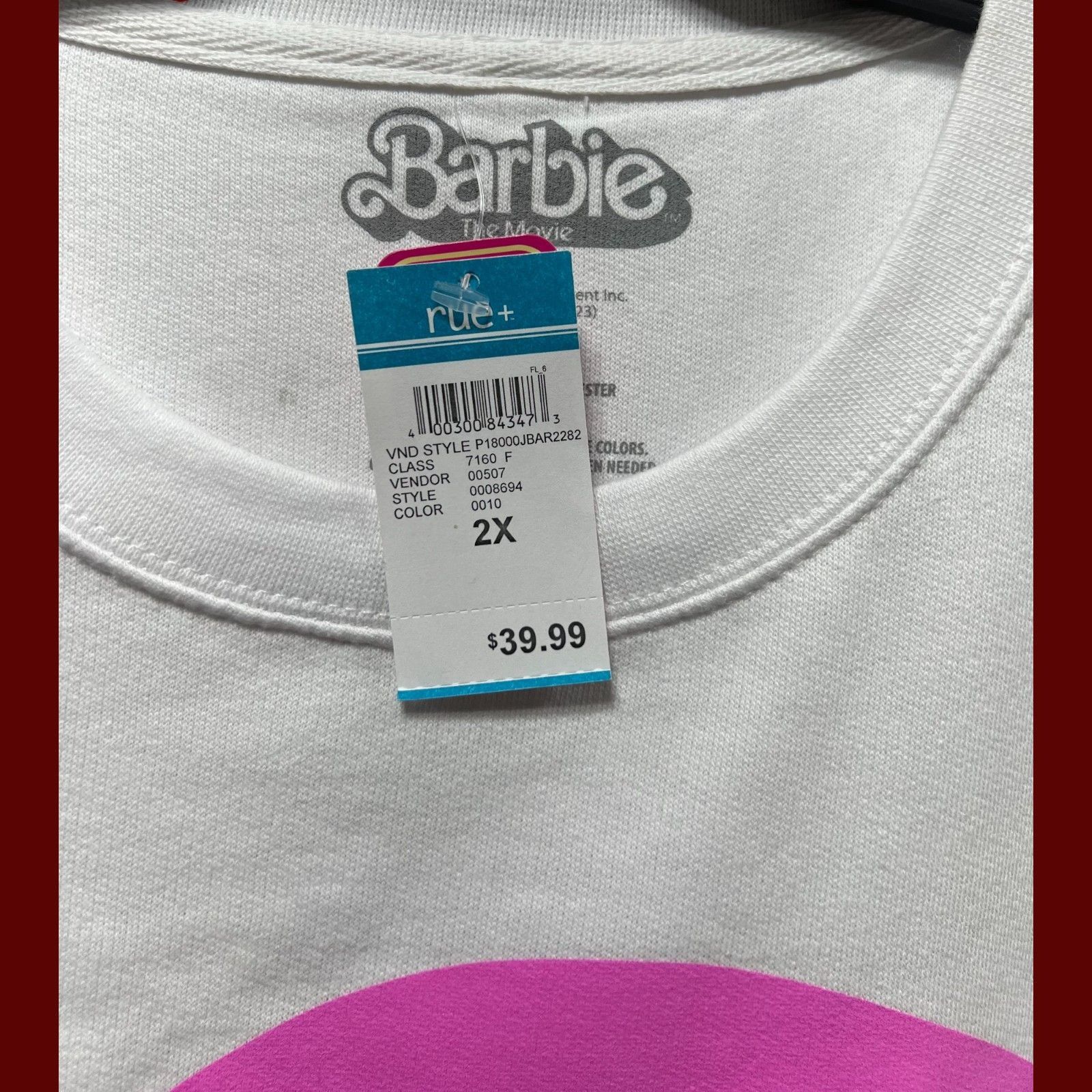 Other Mattel - Barbie The Movie - Women's Long Sleeve Sweater - Wh Size XXL / US 16-18 / IT 52-54 - 8 Thumbnail