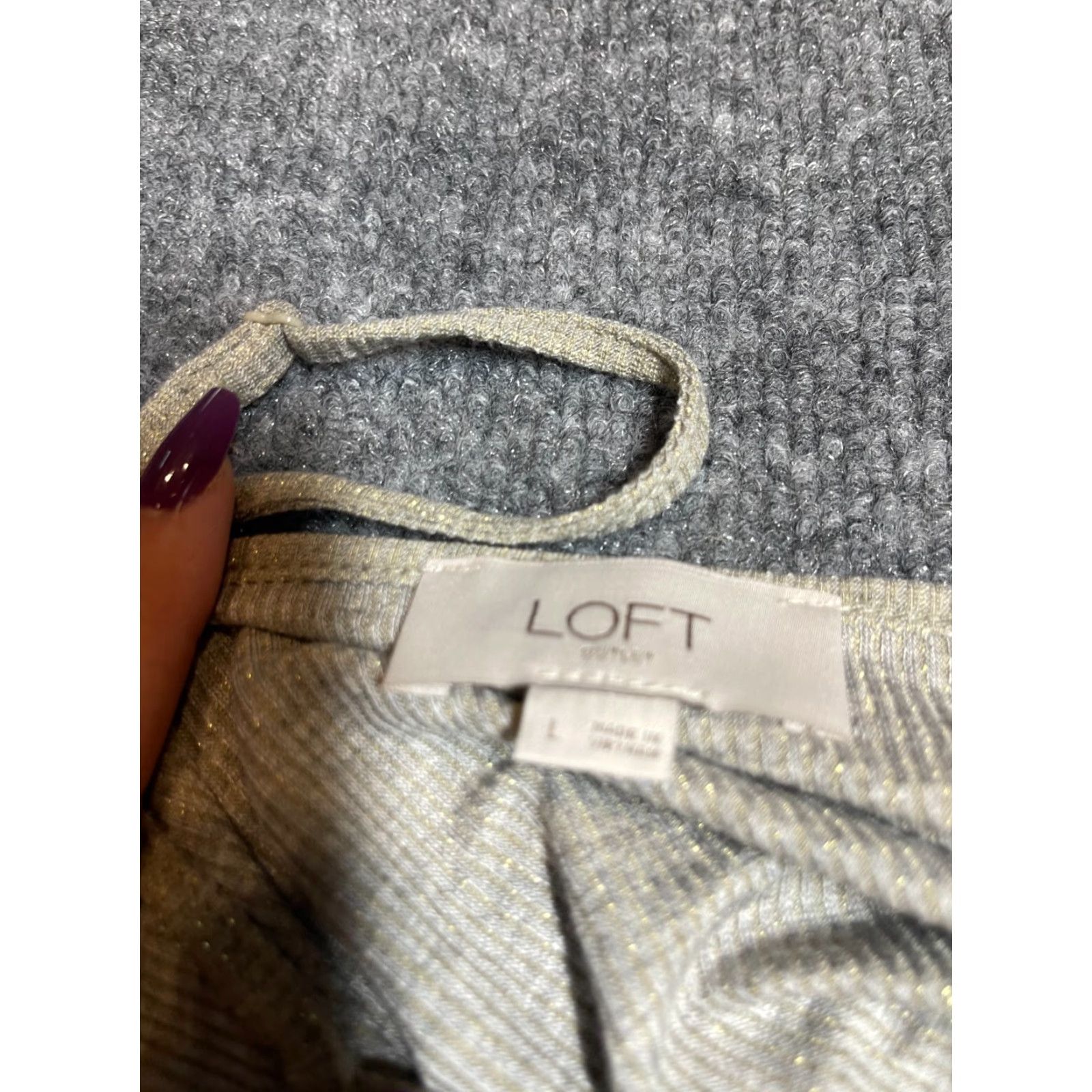 Loft Ann Taylor Loft Tank Top Womens L Brown Spaghetti Strap Casual Party/Cocktail Basic Tank Top Loft Ladies L Brown Spaghetti Strap Size L / US 10 / IT 46 - 4 Thumbnail