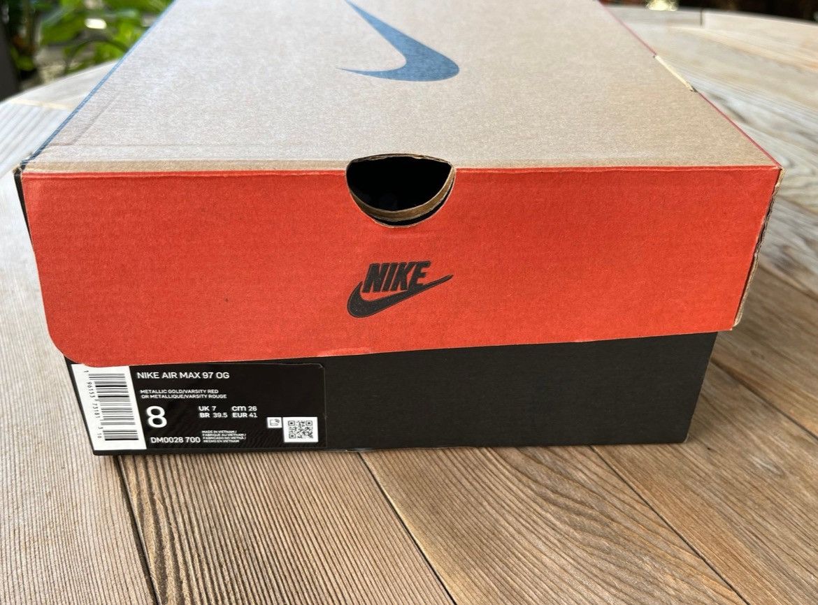 Nike Nike Air Max 97 OG Size 8 Men Deadstock Gold Original Box Size US 8 / EU 41 - 2 Thumbnail