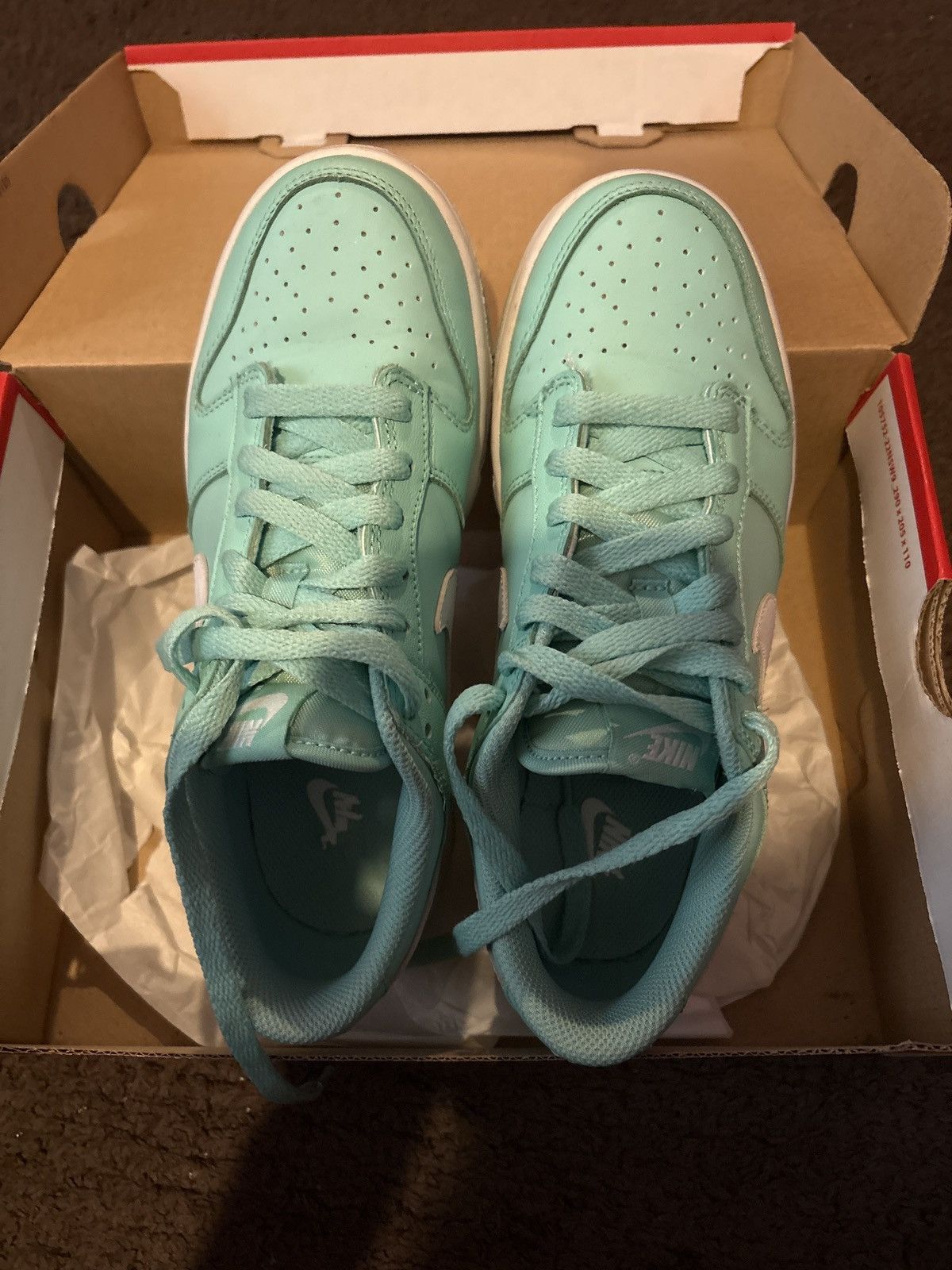Nike emerald rise nike dunk los (gs) Size US 5.5 / IT 35.5 - 2 Thumbnail