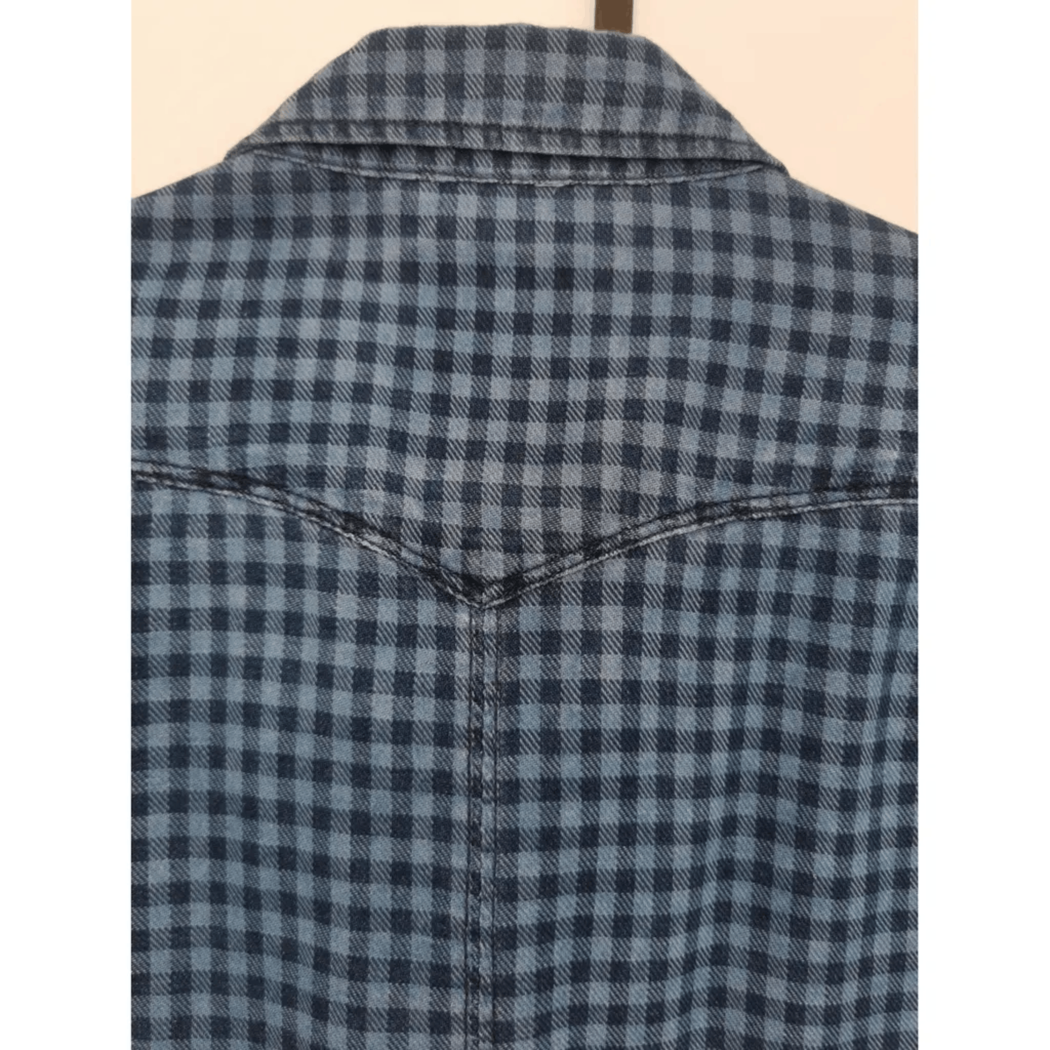G-Star G-Star RAW Blue Gingham Snap Button Shirt Size US M / EU 48-50 / 2 - 3 Thumbnail