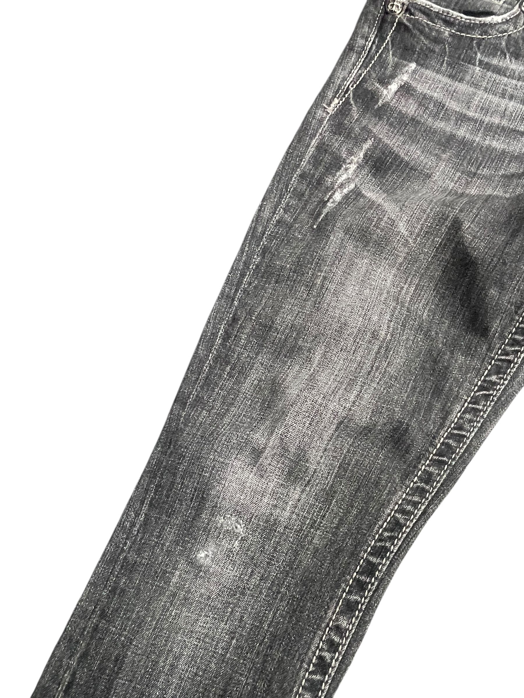 If Six Was Nine Miss Me Skiny Distresed Denim Size 30" / US 8 / IT 44 - 7 Thumbnail