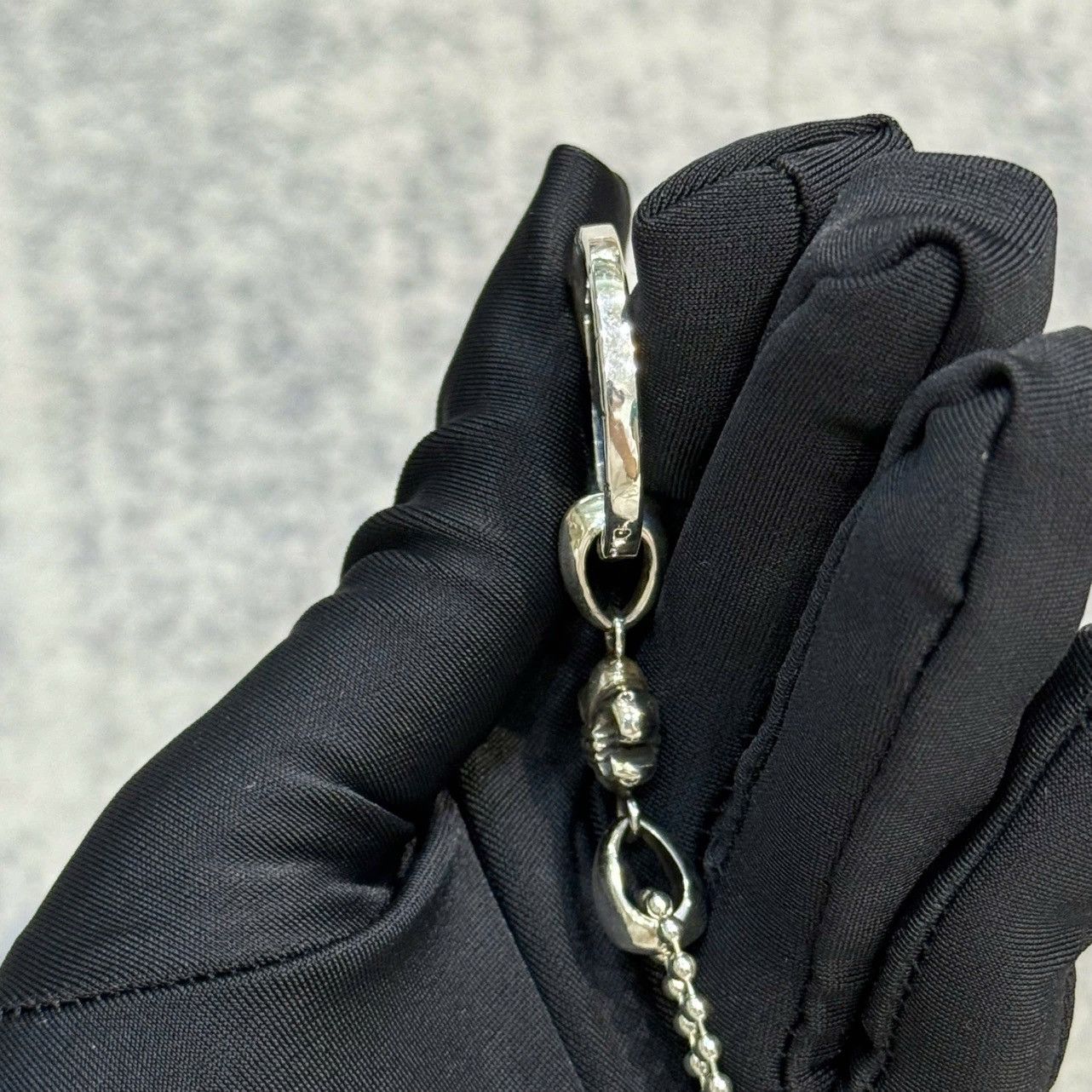 Chrome Hearts Chrome Hearts Ball Chain Necklace Silver Fleur Size ONE SIZE - 9 Thumbnail