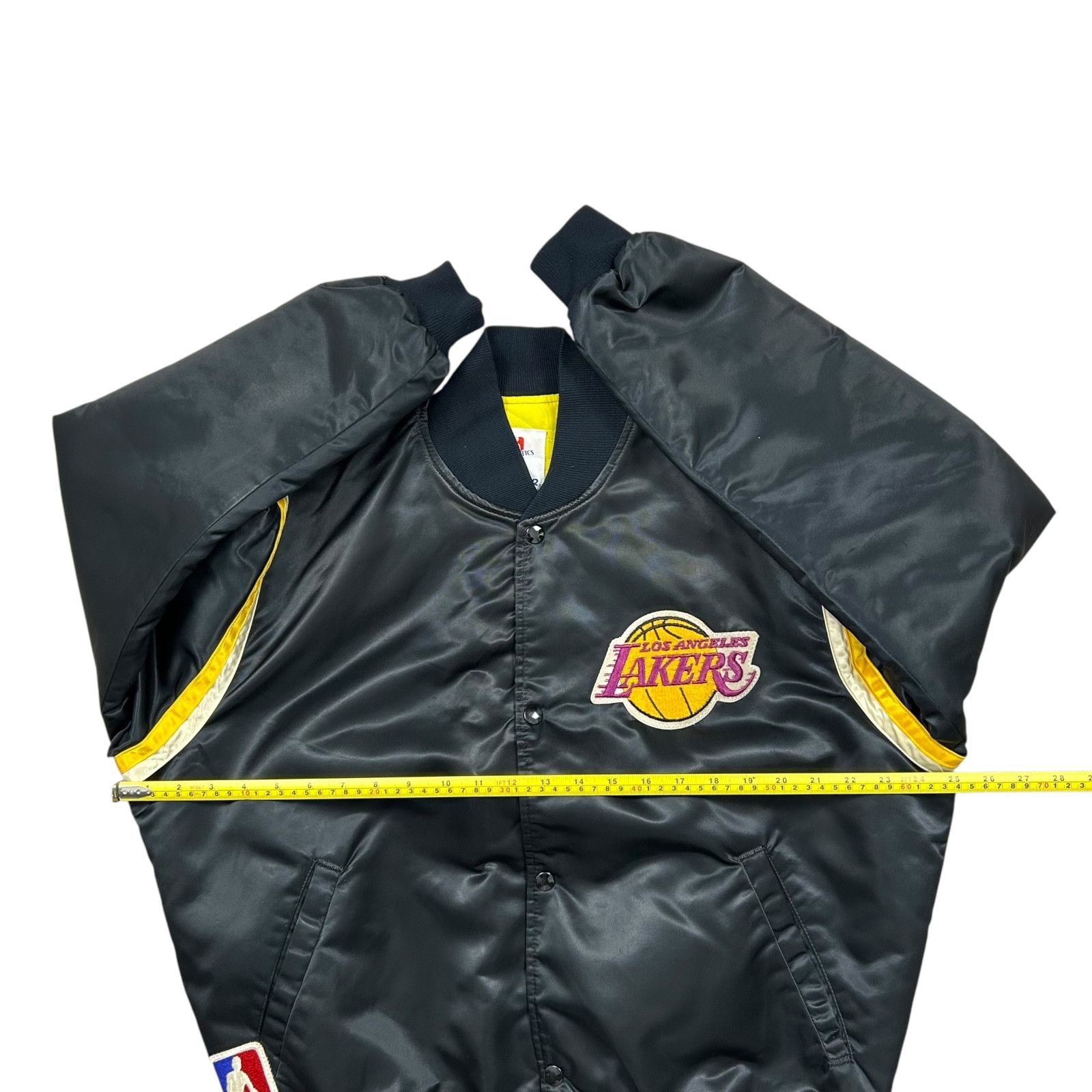 NBA VTG 90s LOS ANGELES LAKERS STARTER SATIN JACKET BOMBER Size US L / EU 52-54 / 3 - 11 Thumbnail