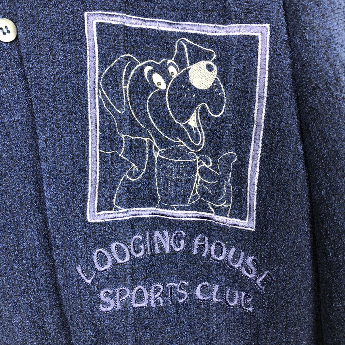 Cartoon Network × Japanese Brand × Vintage 📌Vintage Collar Sweatshirt Lodging House Logo Issey Miyake Size US L / EU 52-54 / 3 - 15 Thumbnail