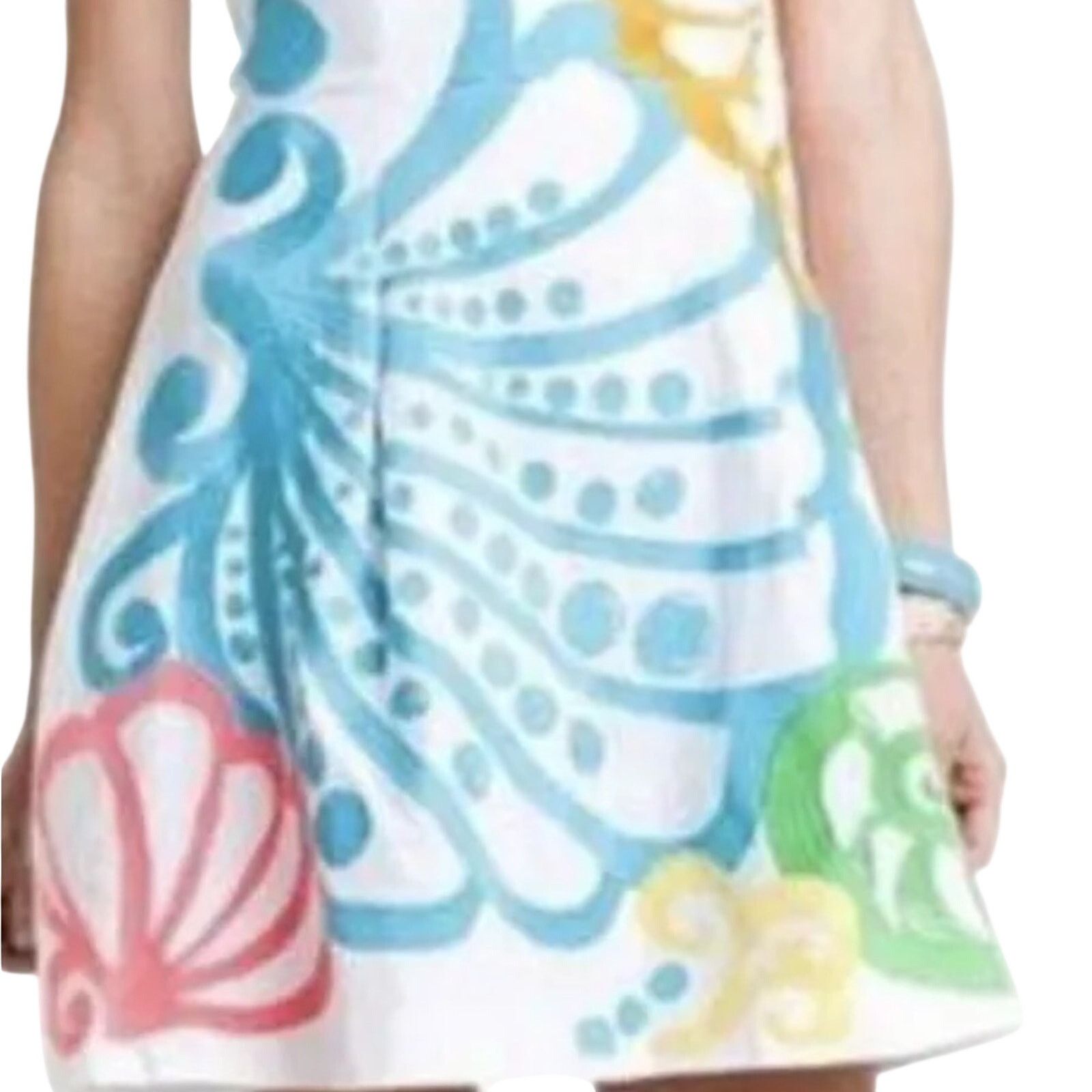 Lilly Pulitzer Lilly Pulitzer Blossom Sleeveless Dress in Resort White Size S / US 4 / IT 40 - 1 Thumbnail