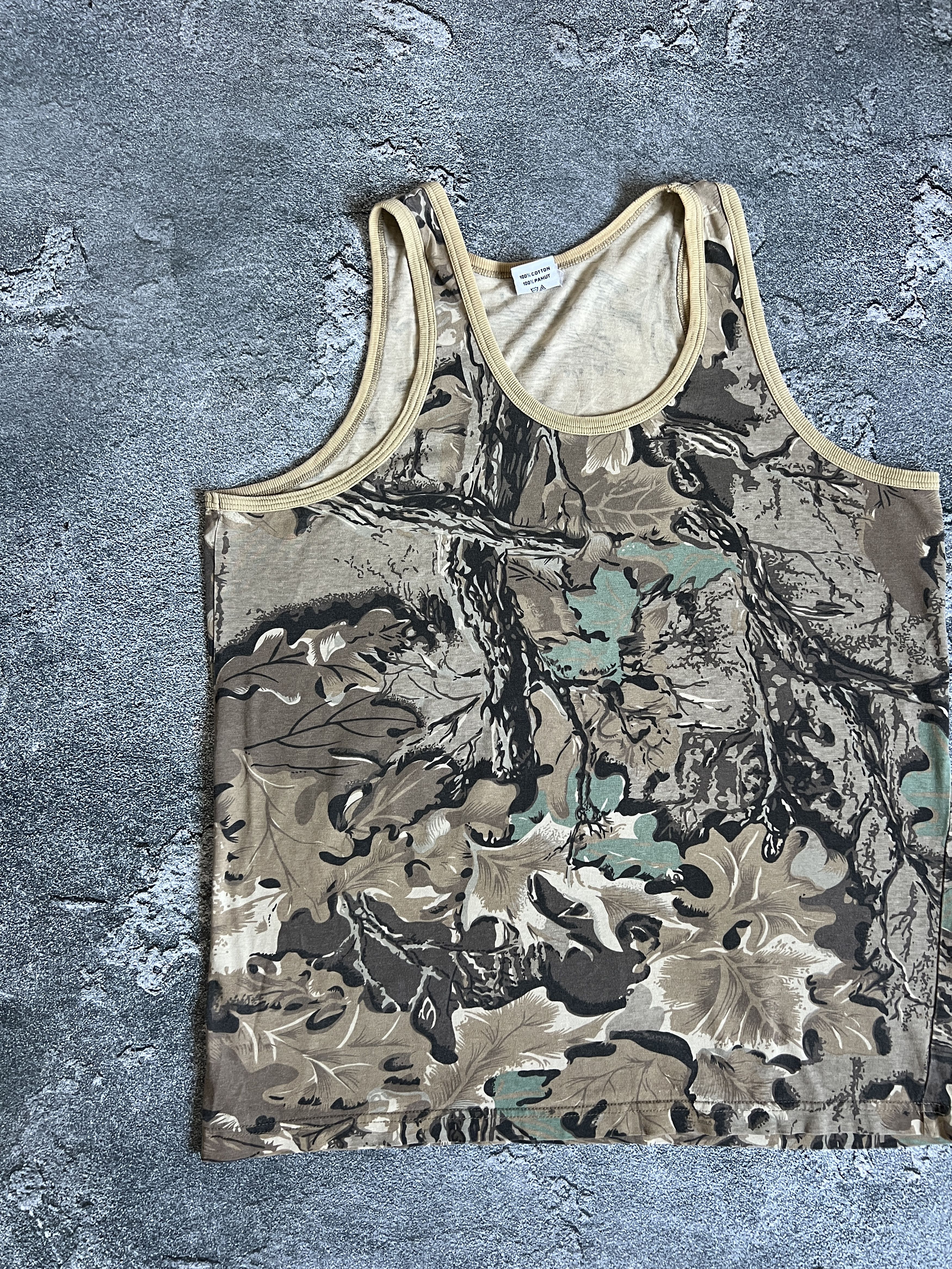 Vintage Vintage tank top camouflage y2k Size US L / EU 52-54 / 3 - 2 Thumbnail