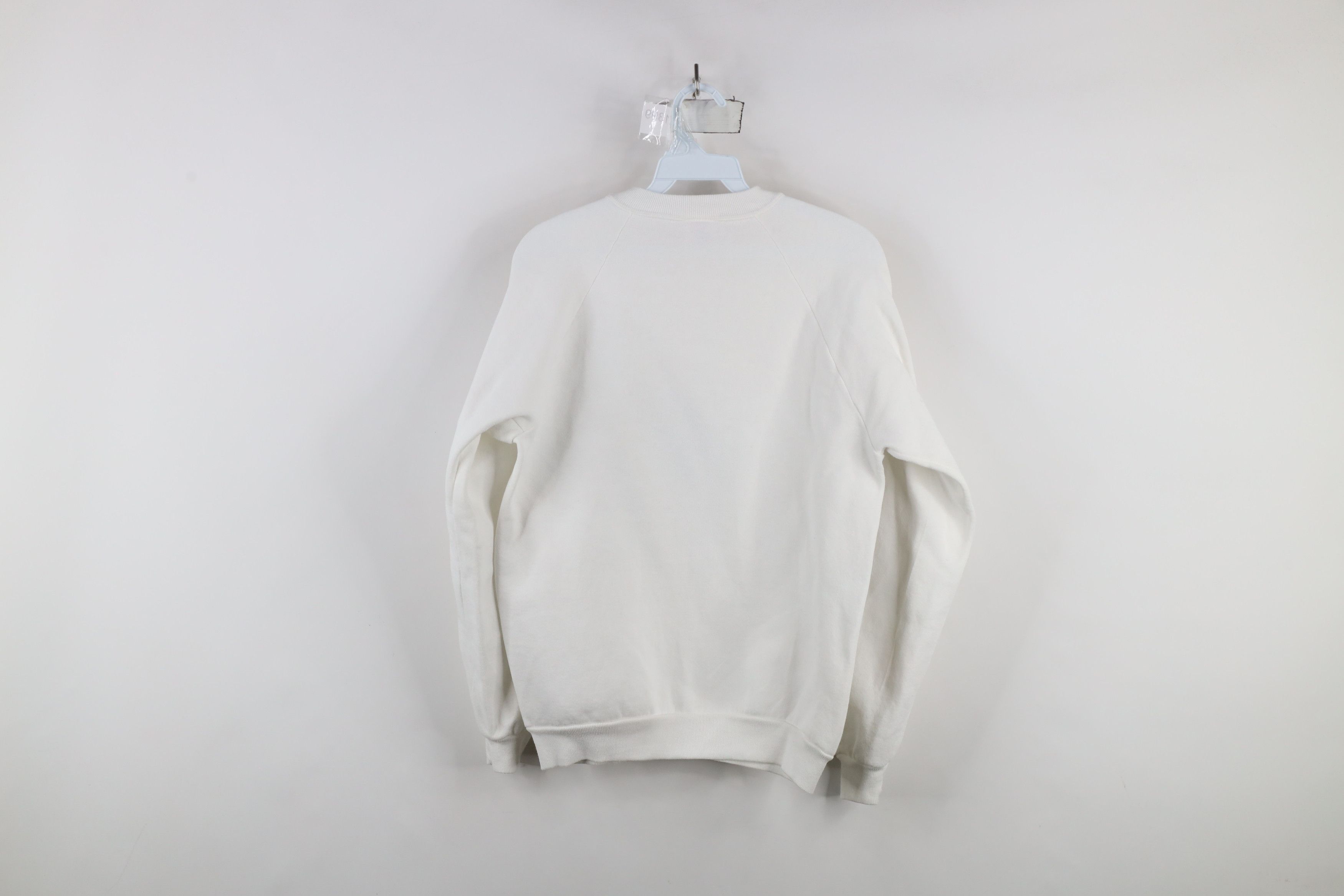 Vintage Vintage 80s Accordion Player Music Sweatshirt White USA Size US M / EU 48-50 / 2 - 10 Thumbnail