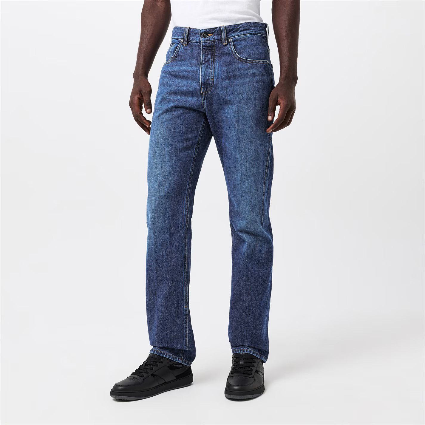 Givenchy o1g2r1mq0426 Straight Leg Jeans in Blue Size US 34 / EU 50 - 3 Thumbnail