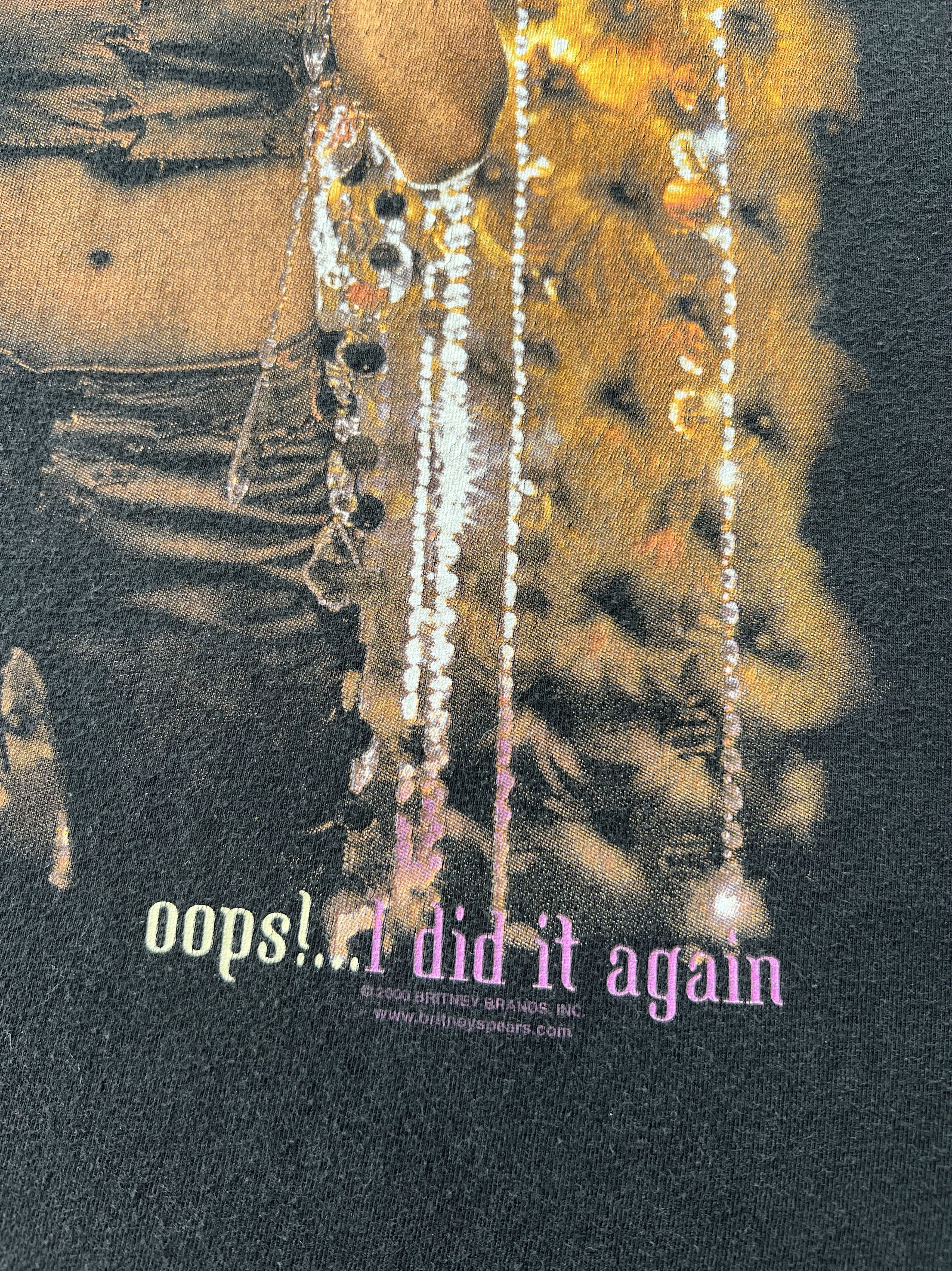Band Tees Vintage 2000 Britney Spears Oops I Did It Again T-shirt Size US L / EU 52-54 / 3 - 7 Thumbnail