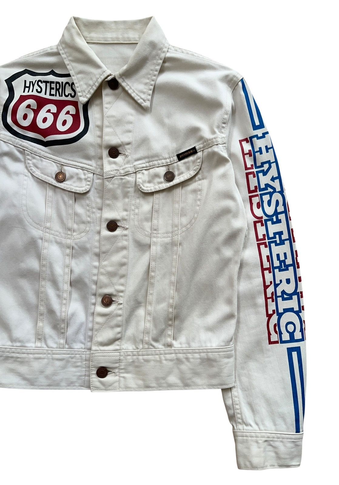 Hysteric Glamour Vtg Hysteric Glamour Punk Denim Jacket Size S / US 4 / IT 40 - 6 Thumbnail
