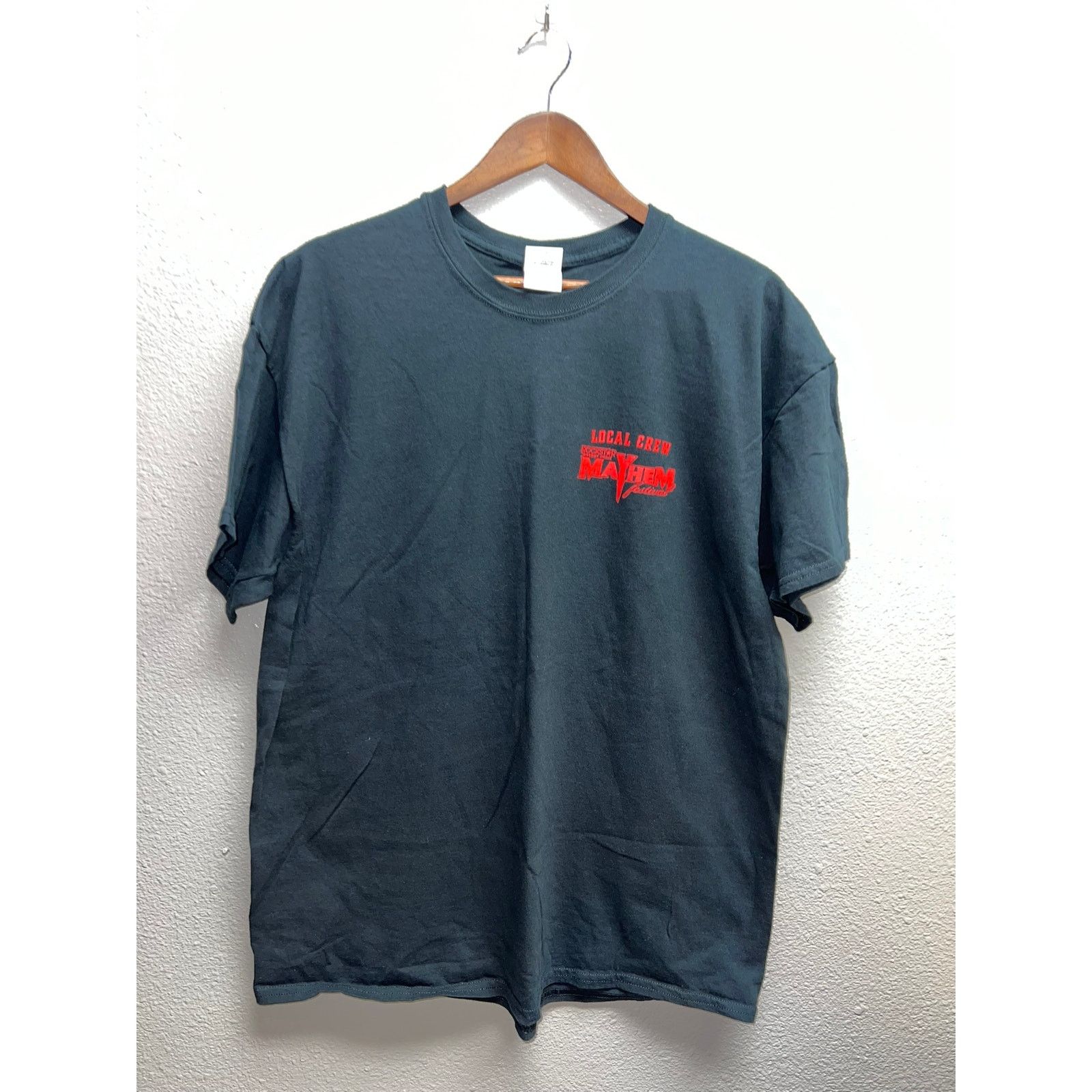 Gildan Mayhem Festival Shirt Rockstar Local Crew Tour Concert 2000s Size US XL / EU 56 / 4 - 1 Thumbnail
