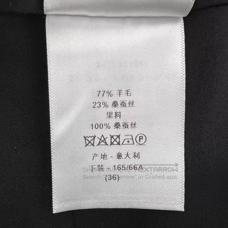 Dior Dior Black CD buckle design wool wrap skirt pants Size 24" / US 00 / IT 34 - 7 Thumbnail