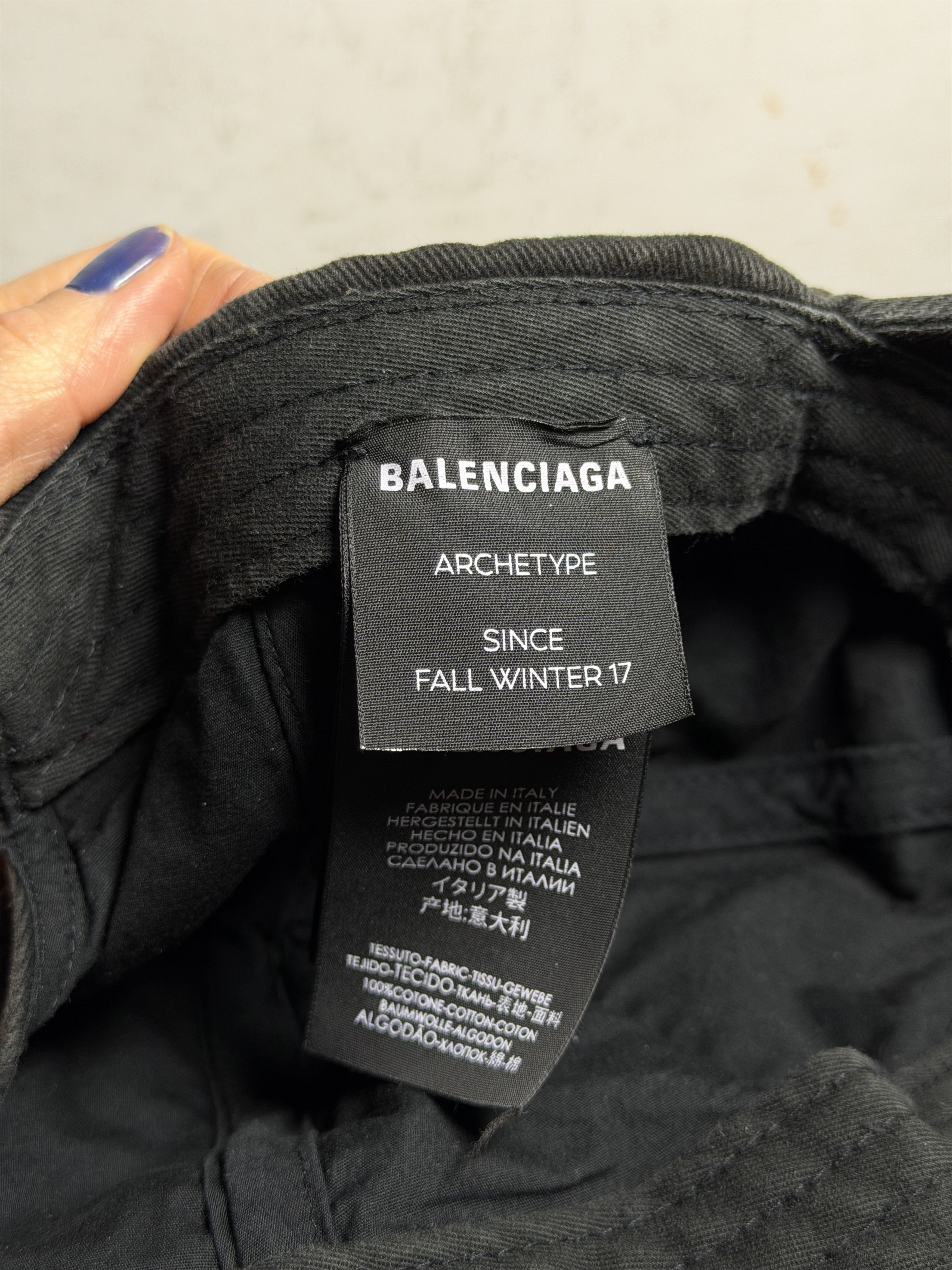 Balenciaga Balenciaga Logo Baseball Cap Size ONE SIZE - 9 Thumbnail