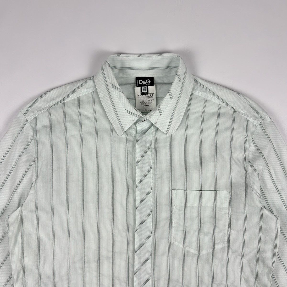 Dolce & Gabbana Dolce & Gabbana Striped Shirt Button up Size US L / EU 52-54 / 3 - 3 Thumbnail