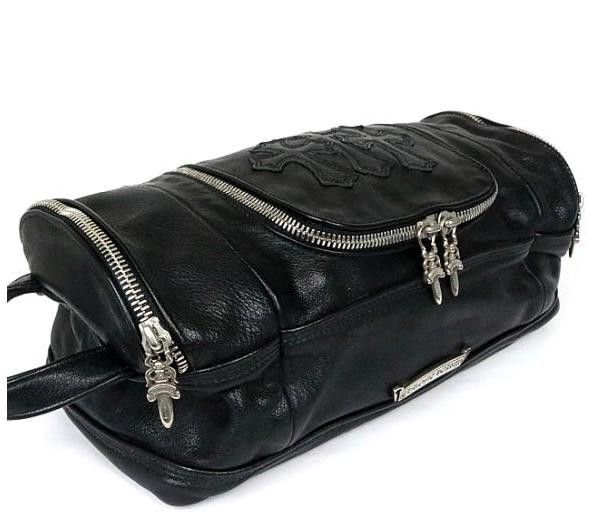image of Chrome Hearts Cemetery Duffle Bag in Black, Men's