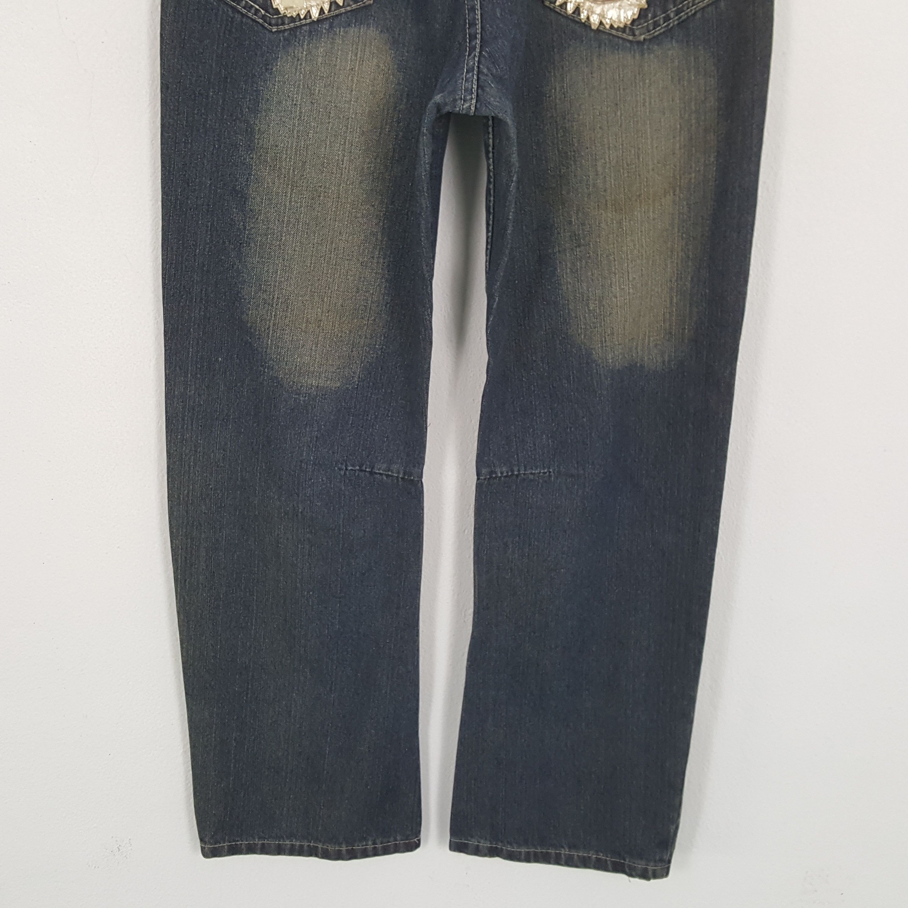 Christian Audigier × Ed Hardy × Vintage Vintage ED HARDY by CHRISTIAN AUDIGIER Fashion Designer Jean Size US 30 / EU 46 - 6 Thumbnail