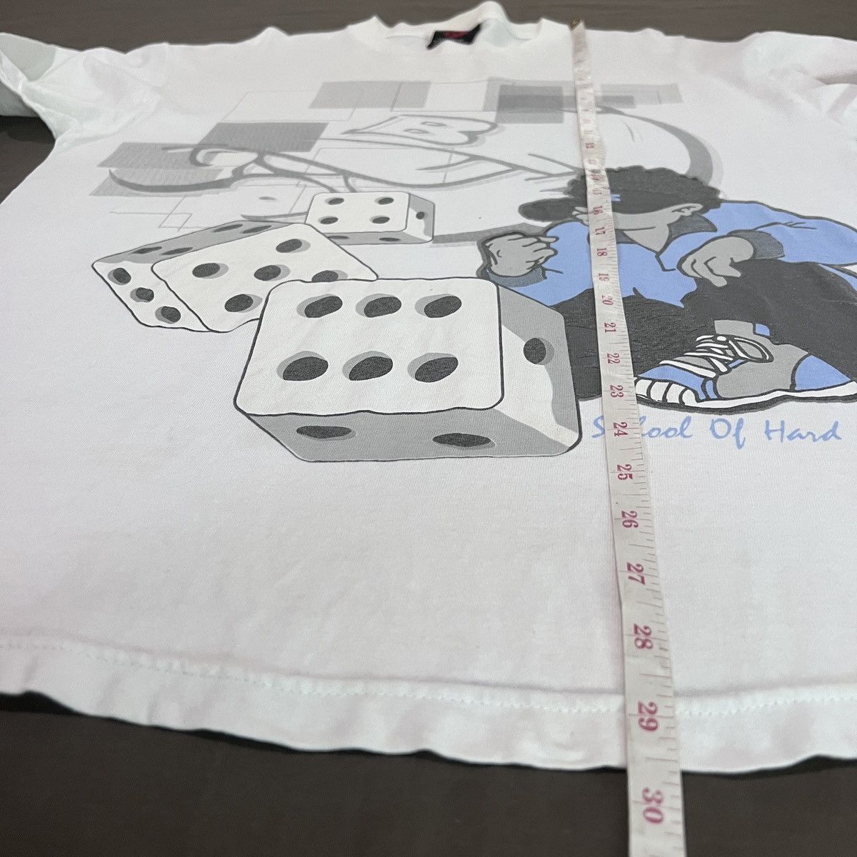 Rap Tees VintageY2K School of Hard Knocks SkateGraphic Fashion Hiphop Size US L / EU 52-54 / 3 - 15 Thumbnail