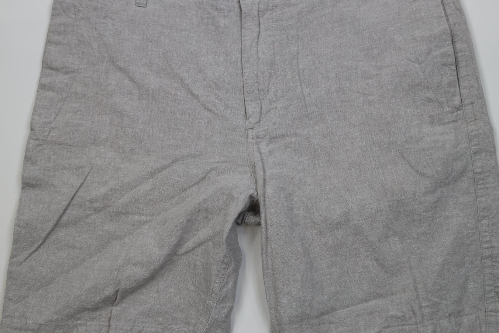 J.Crew Vintage Y2K J Crew Linen Blend Above Knee Chino Shorts Gray Size US 36 / EU 52 - 3 Thumbnail