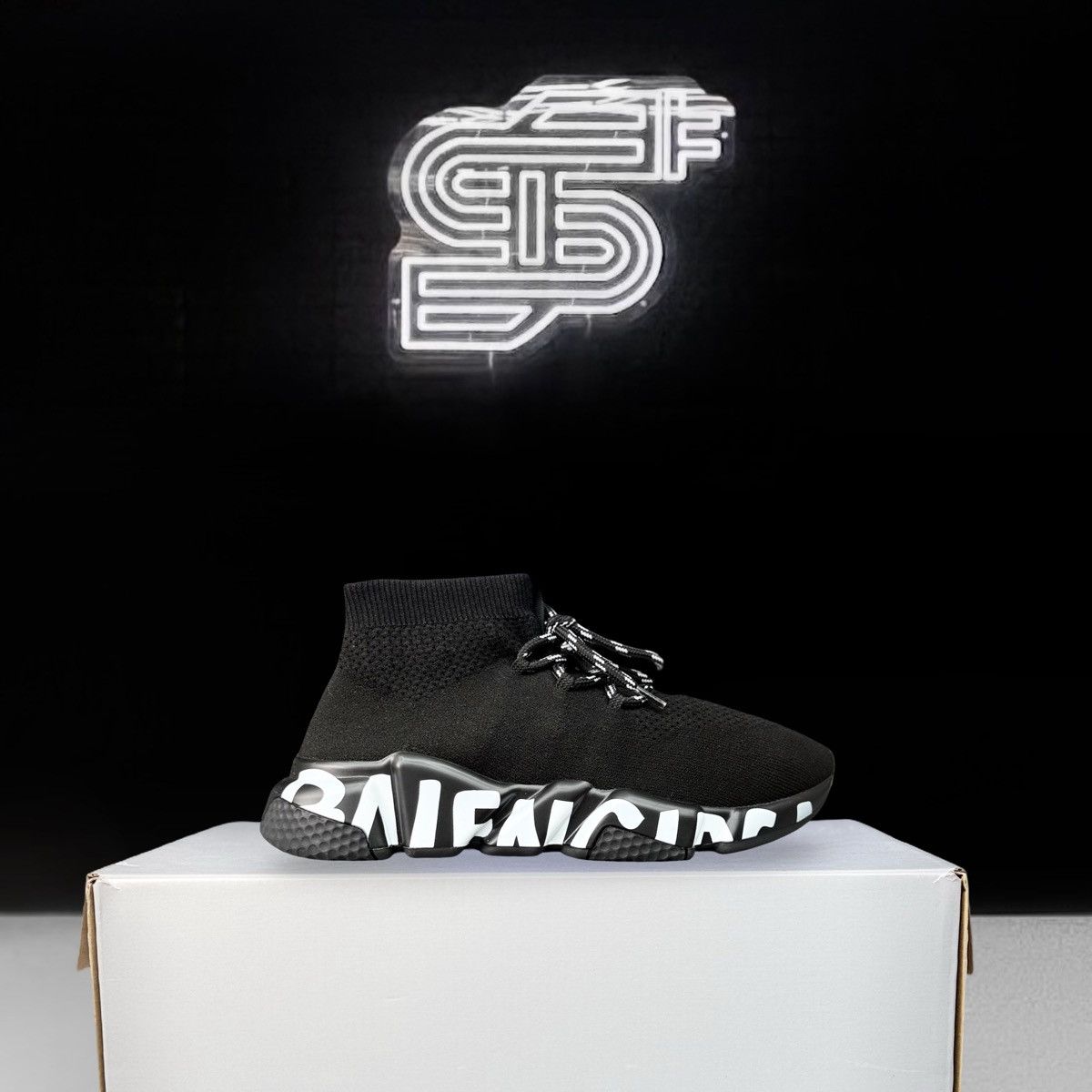 Balenciaga Speed Trainer Graffiti Sole
