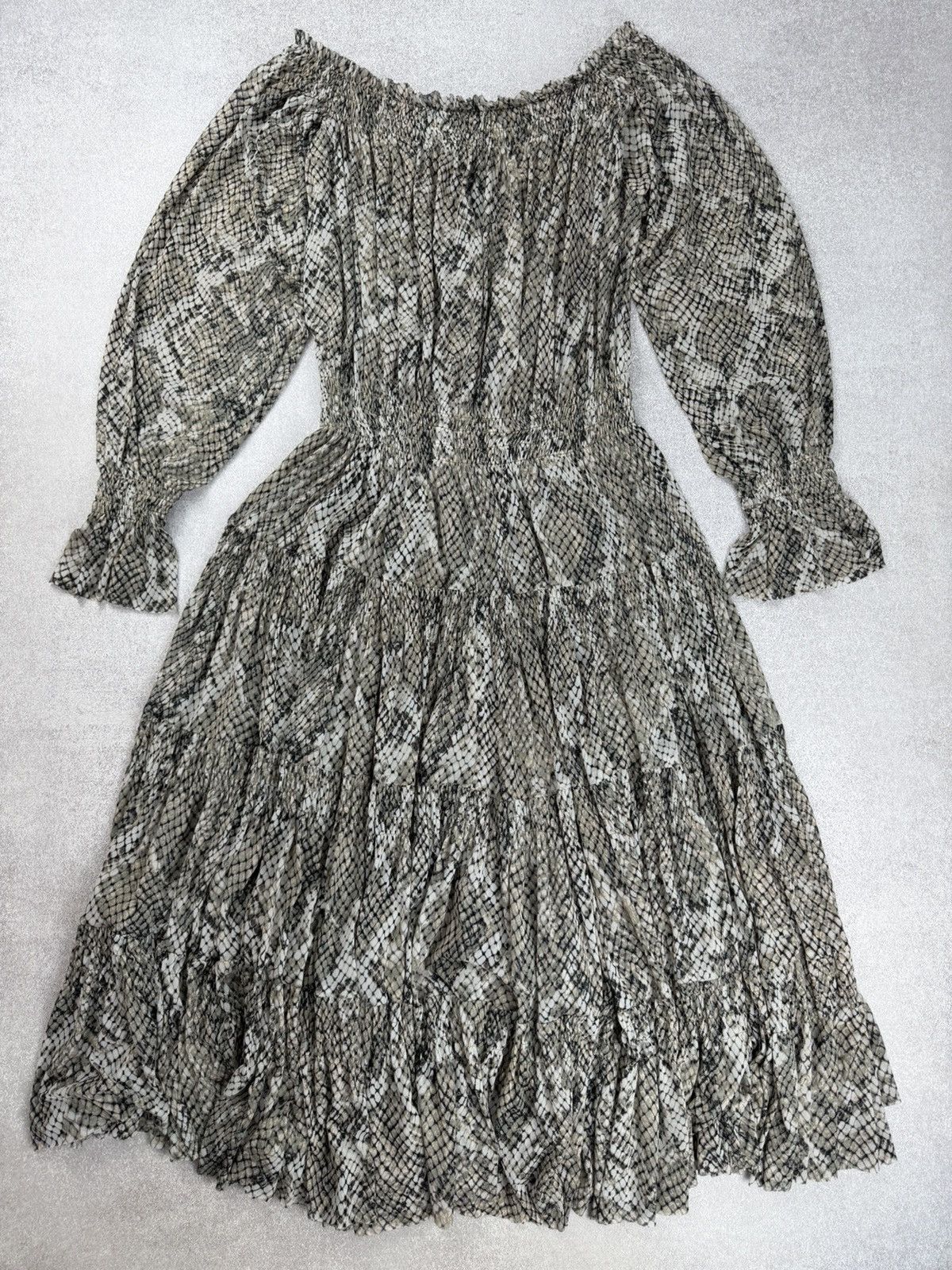 Norma Kamali Norma Kamali Snake Print Dress Size M Size M / US 6-8 / IT 42-44 - 8 Thumbnail