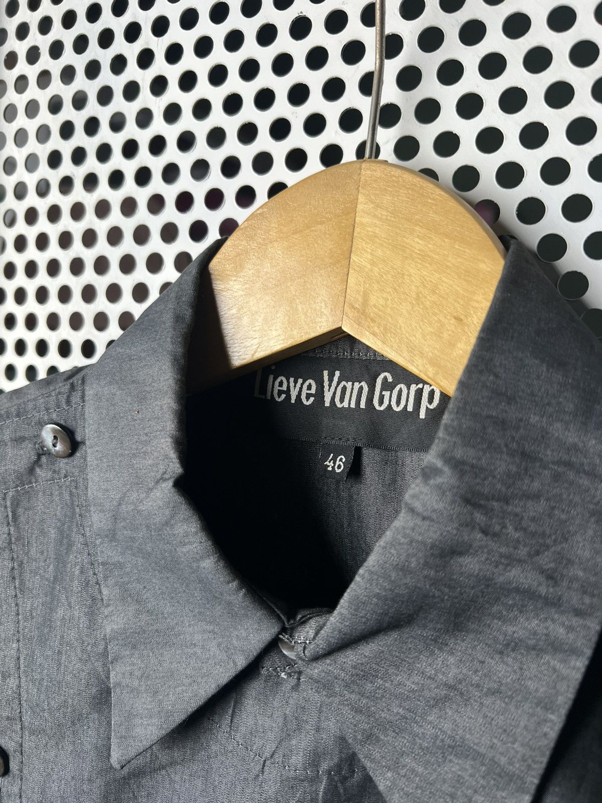 Lieve Van Gorp Archive Lieve Van Gorp Asymmetric Shirt Jacket Size US M / EU 48-50 / 2 - 7 Thumbnail