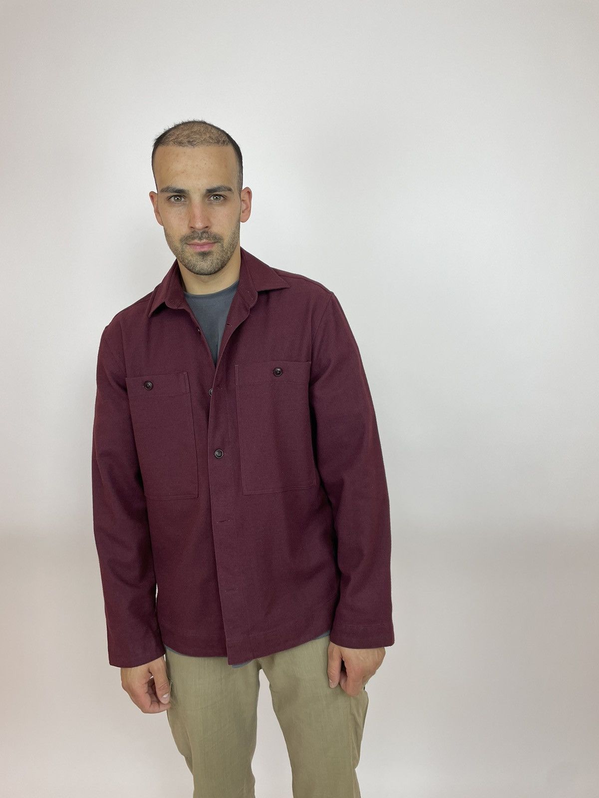 Ted Baker Ted Baker Flannel Overshirt Long sleeve Mens size 3 Size US M / EU 48-50 / 2 - 6 Thumbnail