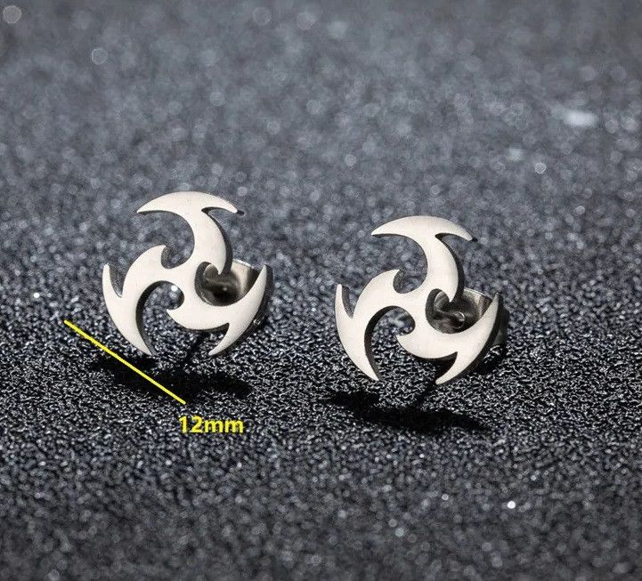 Jewelry Spiral Dart Mini Stud Earrings Charm Earring Gift Size ONE SIZE - 2 Thumbnail