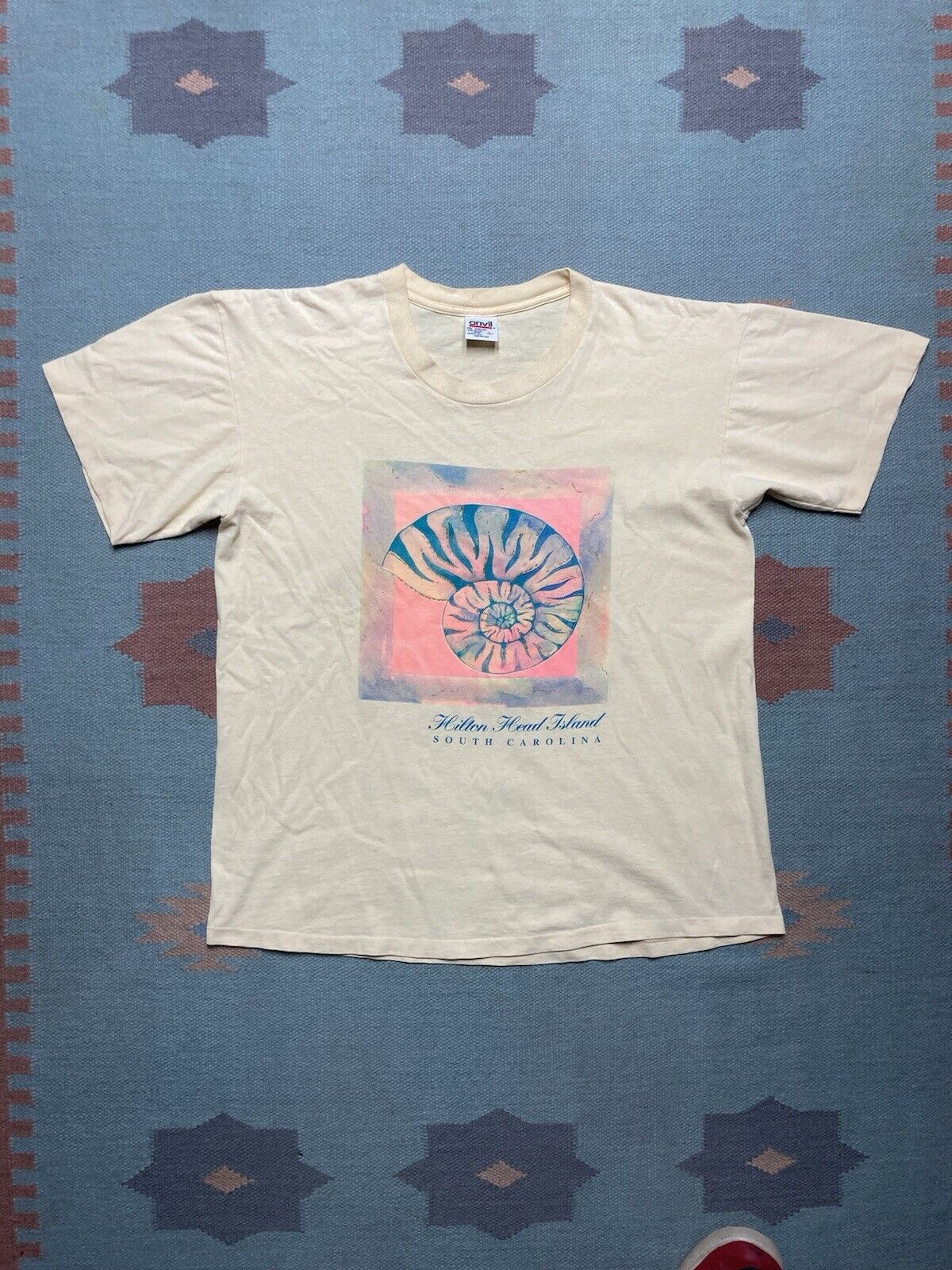 Anvil × Vintage 90s graphic tshirt Hilton head island South Carolina beach L Size US L / EU 52-54 / 3 - 1 Thumbnail