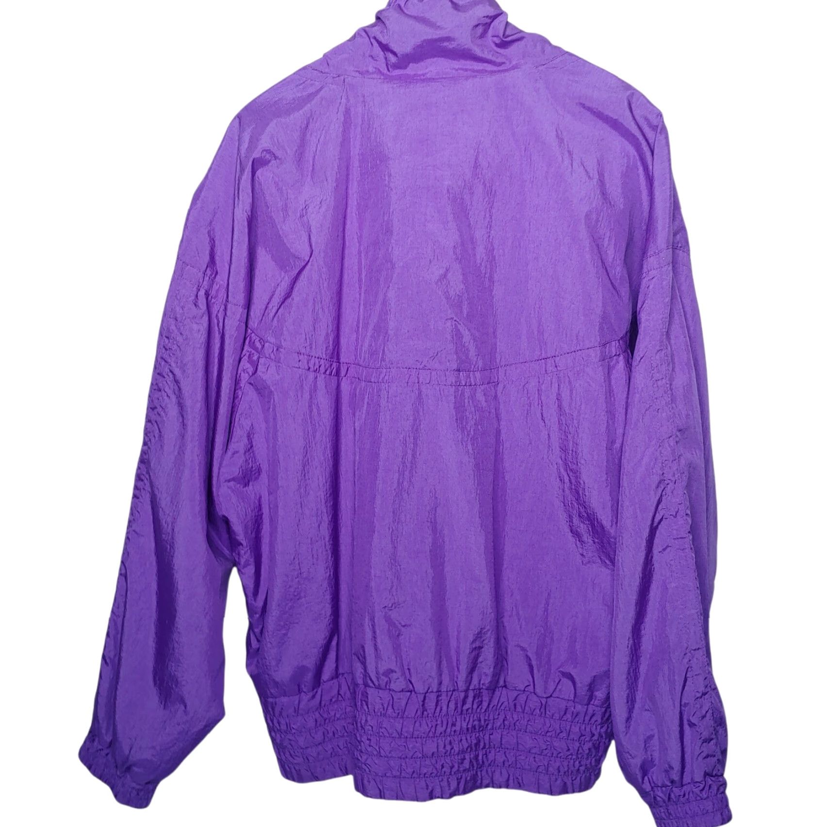 Etro VINTAGE Kaelin Ski Windbreaker Jacket Women L Purple 90s 1/4 Zip Nylon Casual Womens Size L / US 10 / IT 46 - 2 Thumbnail