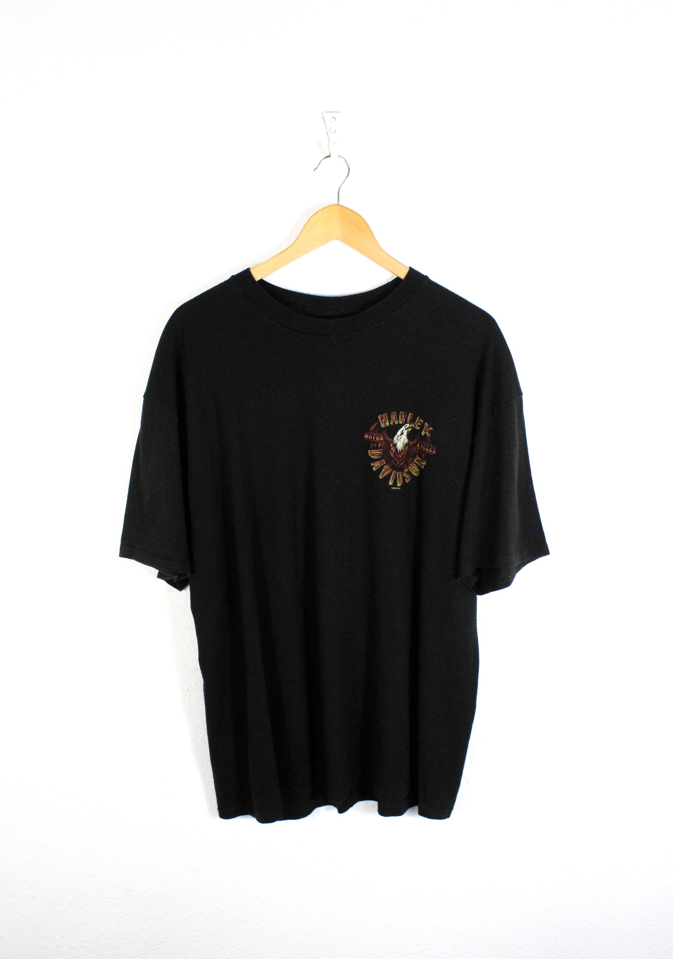 Harley Davidson Harley Davidson Banff Alberta Canada Wolf Graphic Tee Size US XL / EU 56 / 4 - 1 Thumbnail