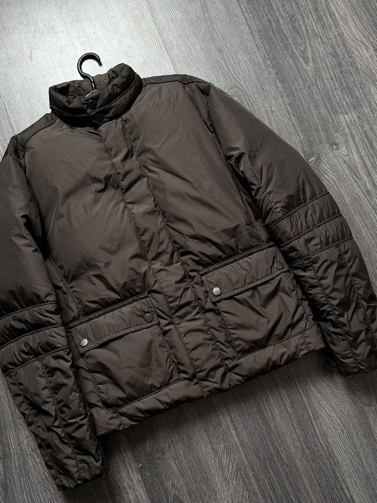 Emporio Armani × Vintage Vintage Emporio Armani Down Puffer jacket Size US L / EU 52-54 / 3 - 3 Thumbnail