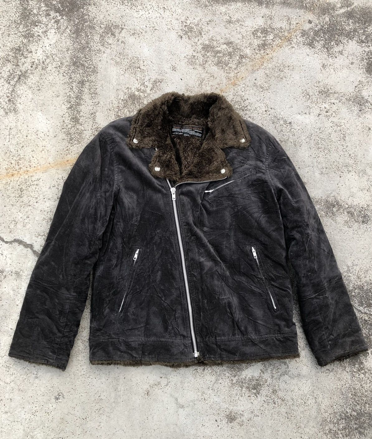 Smith's American VELVET SHERPA LINED DOUBLE COLAR JACKET Size US M / EU 48-50 / 2 - 1 Thumbnail