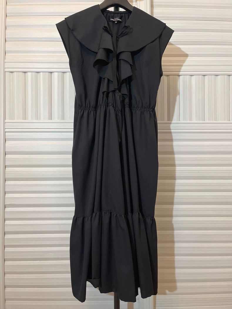 Other Comme Des Garcons Black wool lace up dress Size M / US 6-8 / IT 42-44 - 1 Thumbnail