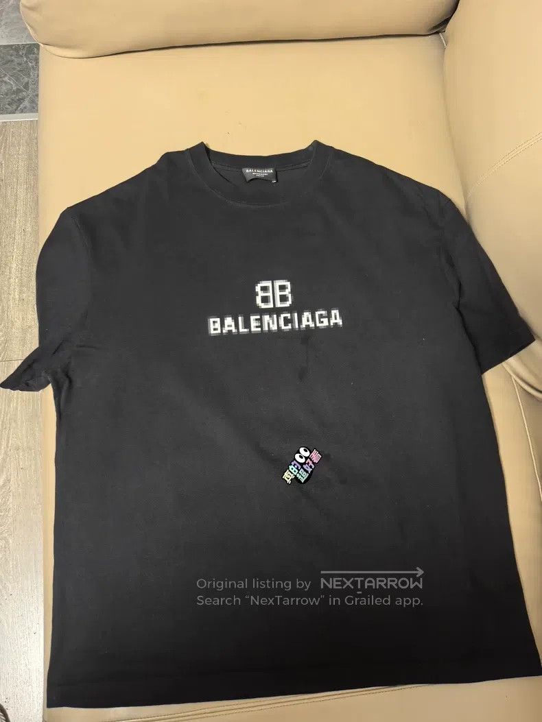 Balenciaga Balenciaga Mosaic logo short-sleeve, black Size US L / EU 52-54 / 3 - 1 Thumbnail