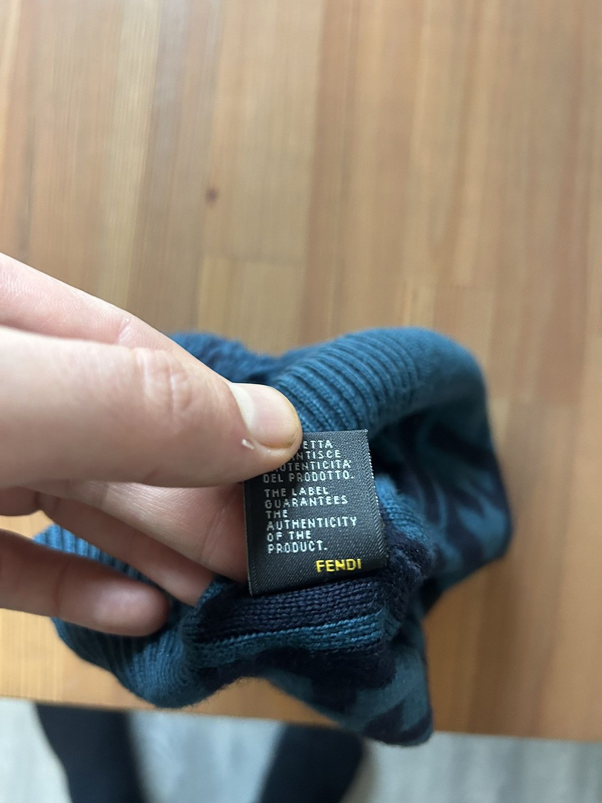 Fendi FF Zucca Monogram Beanie Size ONE SIZE - 8 Thumbnail