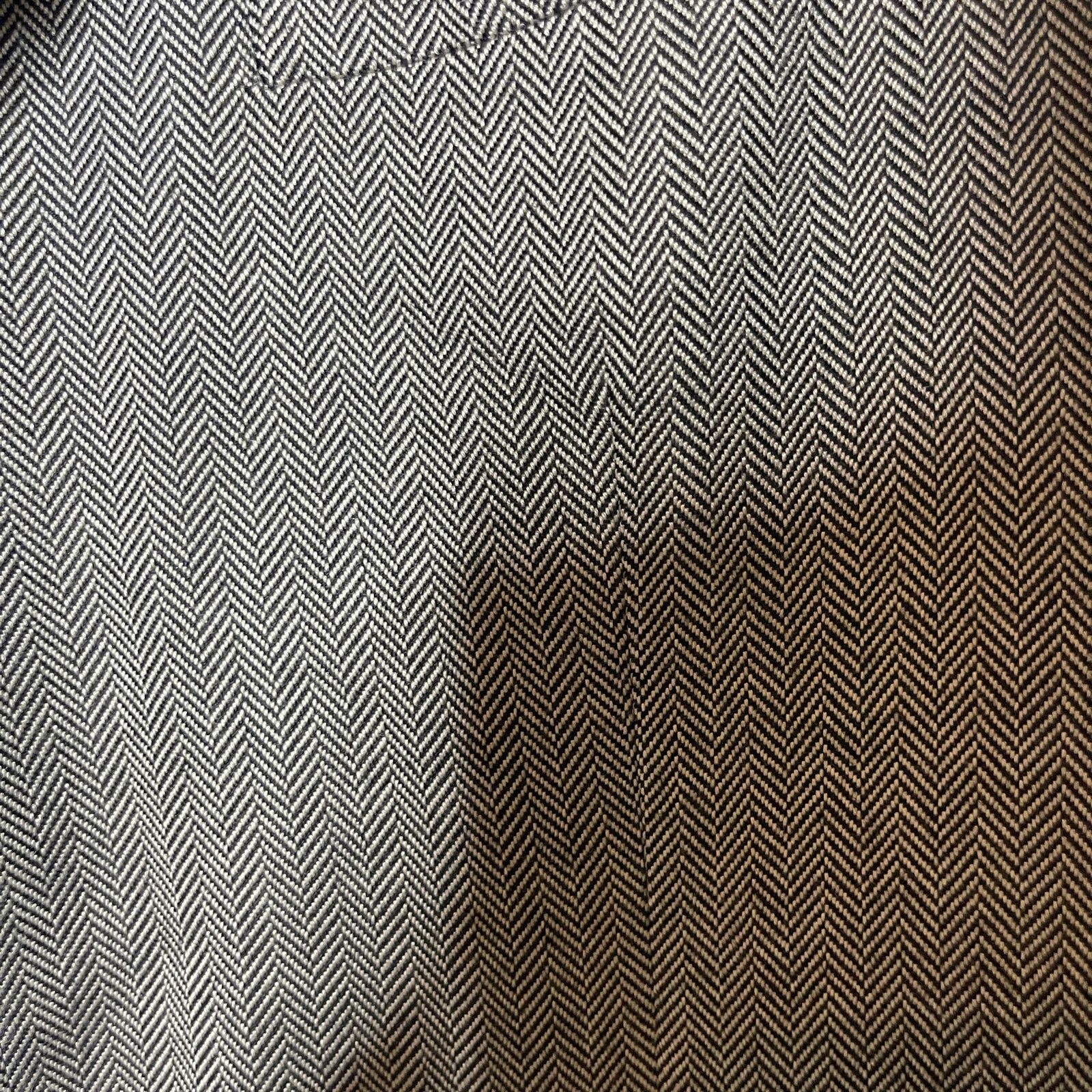 Ralph Lauren Purple Label Ralph Lauren Purple label Grey Herringbone silk cashmere Size 46R - 5 Thumbnail