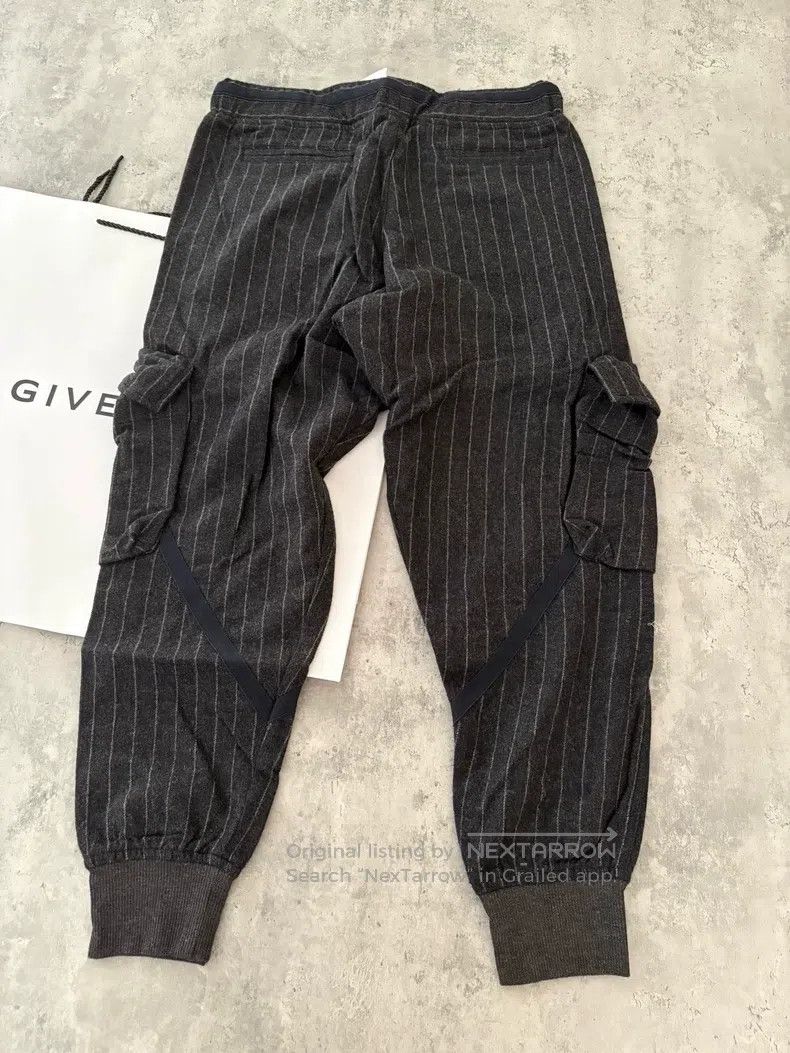Greg Lauren Greg Lauren size S Dark Gray Striped Wool and Cashmere Ble Size US 27 - 4 Thumbnail