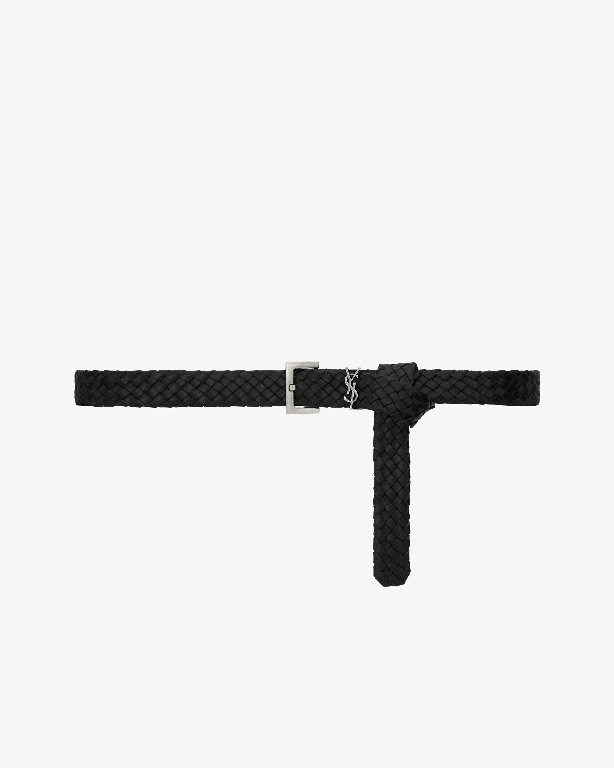 Saint Laurent Paris o1b1hav110226 Size: 85 = 34 / Cassandre Belt Leather Size 34 - 2 Thumbnail