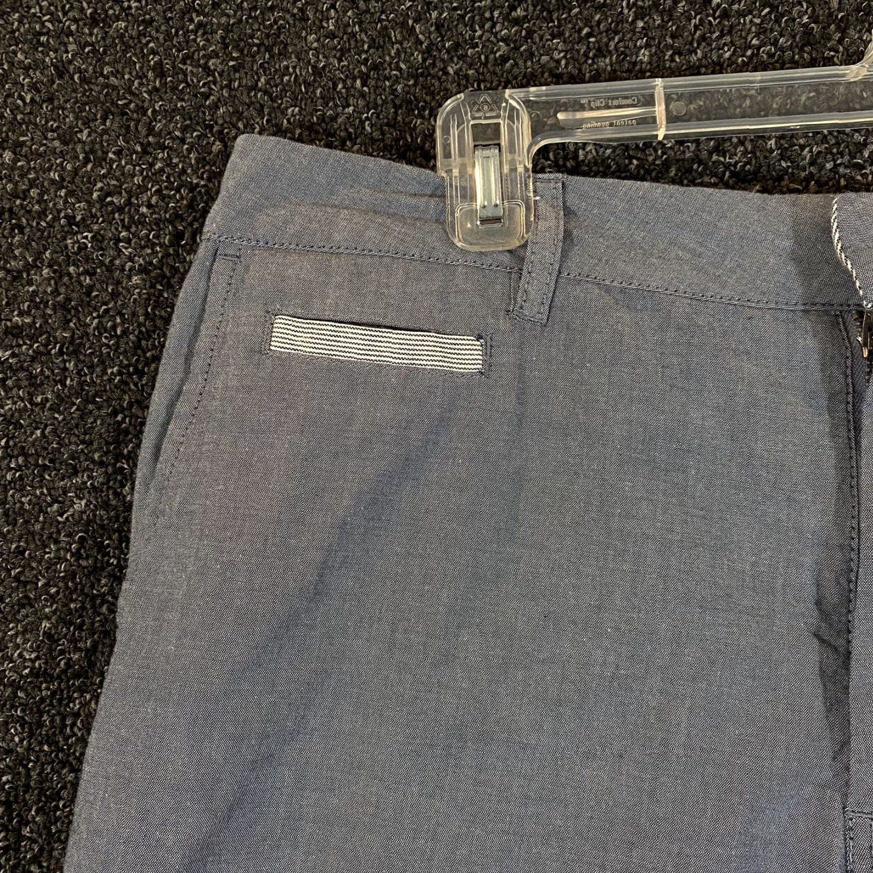 Vintage Linksoul Shorts Mens 34 Grayish Blue Casual Performance Flat Front 9.5" Inseam Size US 34 / EU 50 - 3 Thumbnail