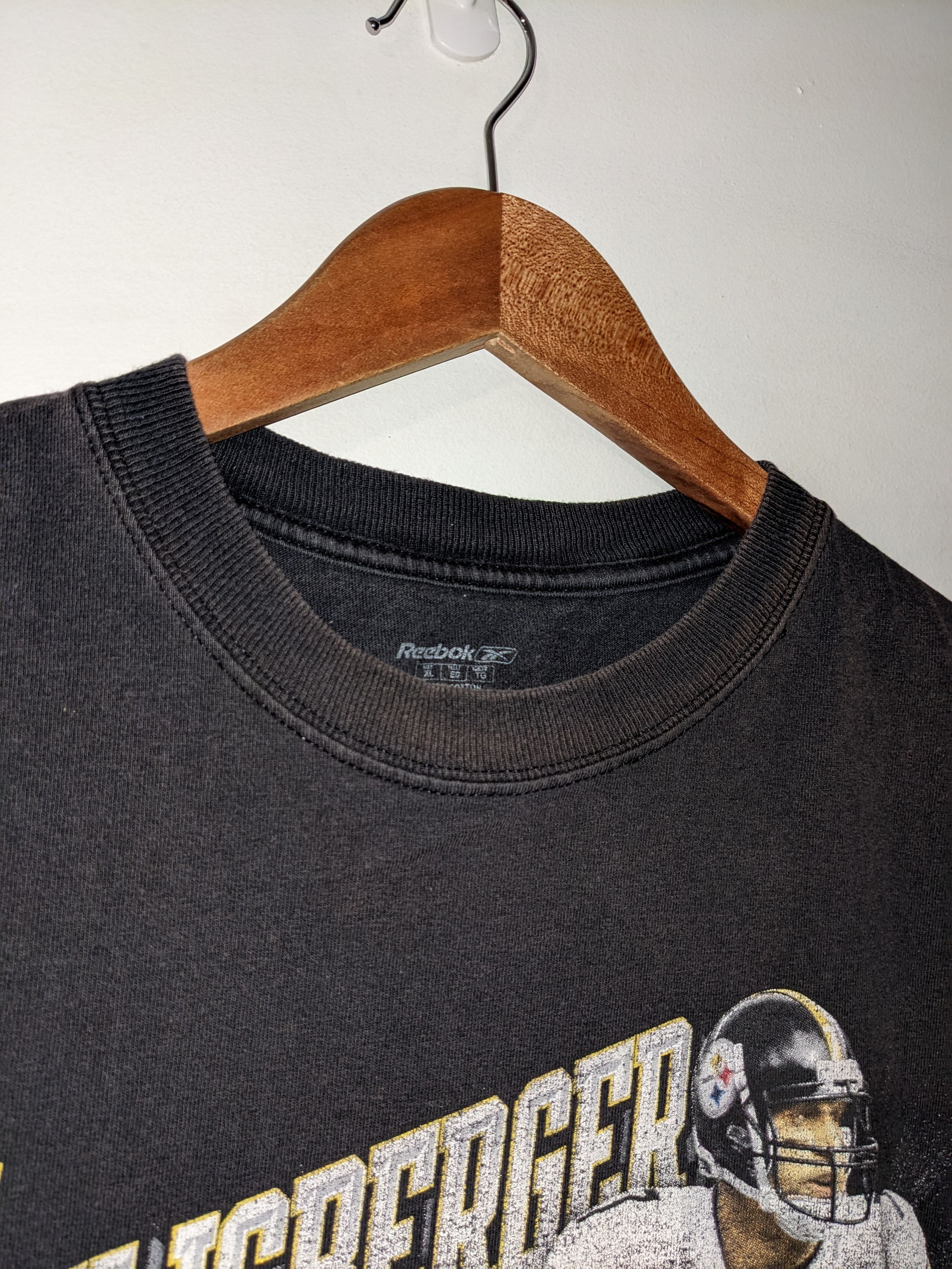 NFL × Vintage Vintage Ben Roethlisberger NFL Football Retro Player T-Shirt Size US XL / EU 56 / 4 - 8 Thumbnail