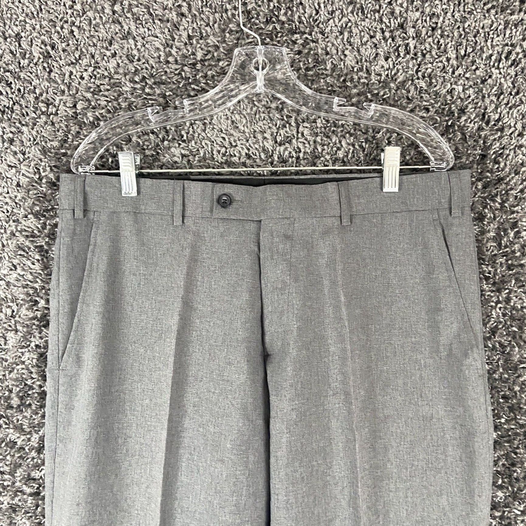 Vintage NEW Dressmann Trouser Gray Pants Men’s 34x32 Size US 34 / EU 50 - 5 Thumbnail