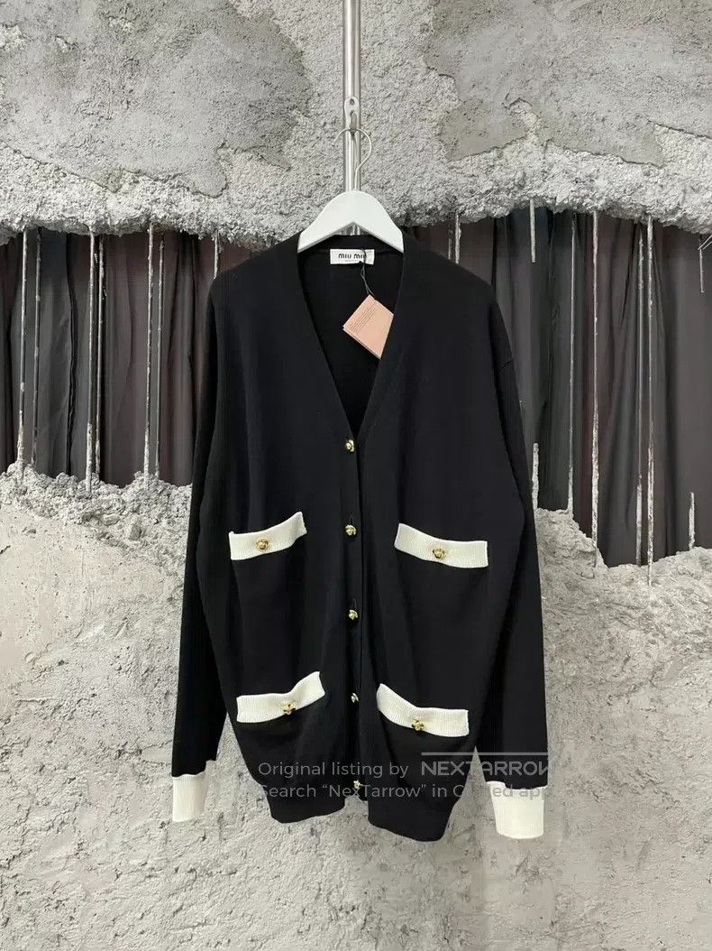 Miu Miu Miu Miu 38 cardigan Size M / US 6-8 / IT 42-44 - 1 Thumbnail