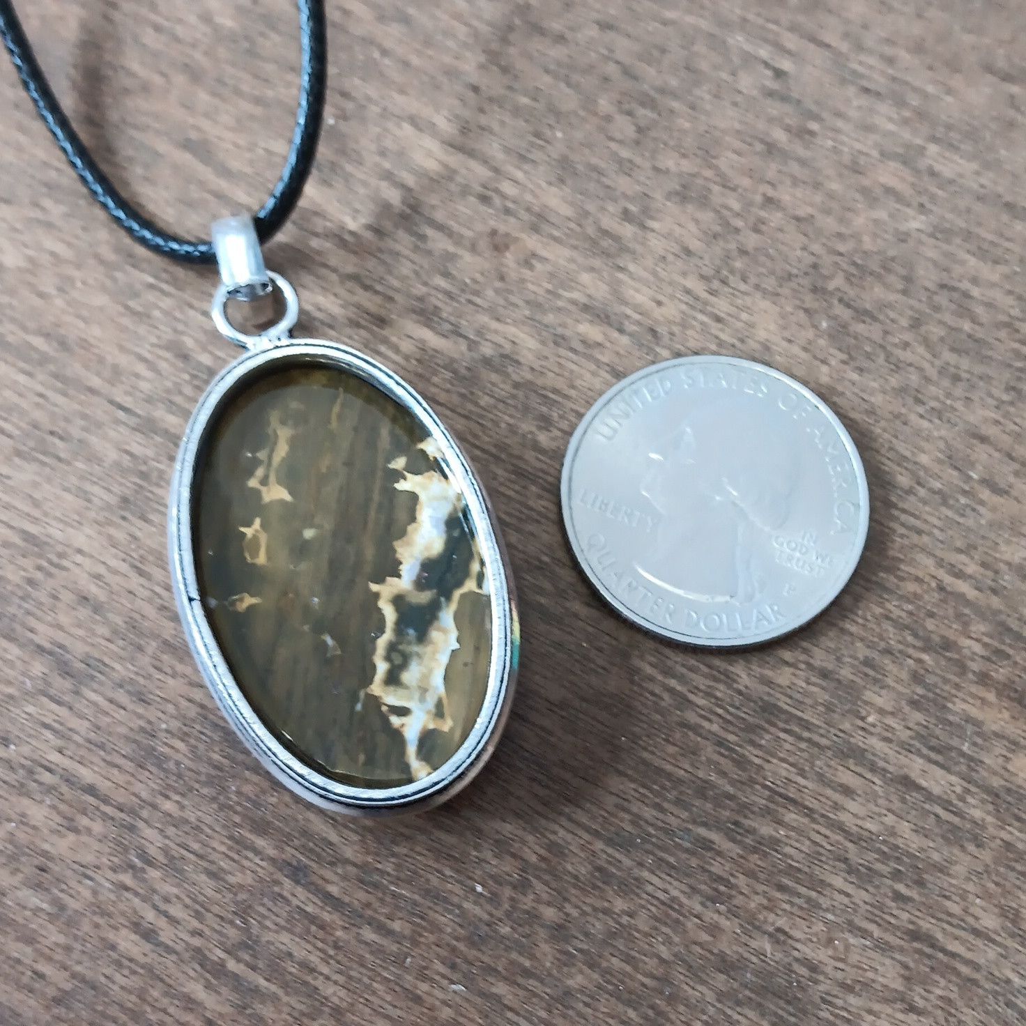 Other Ocean Jasper gemstone pendant necklace Size ONE SIZE - 2 Thumbnail